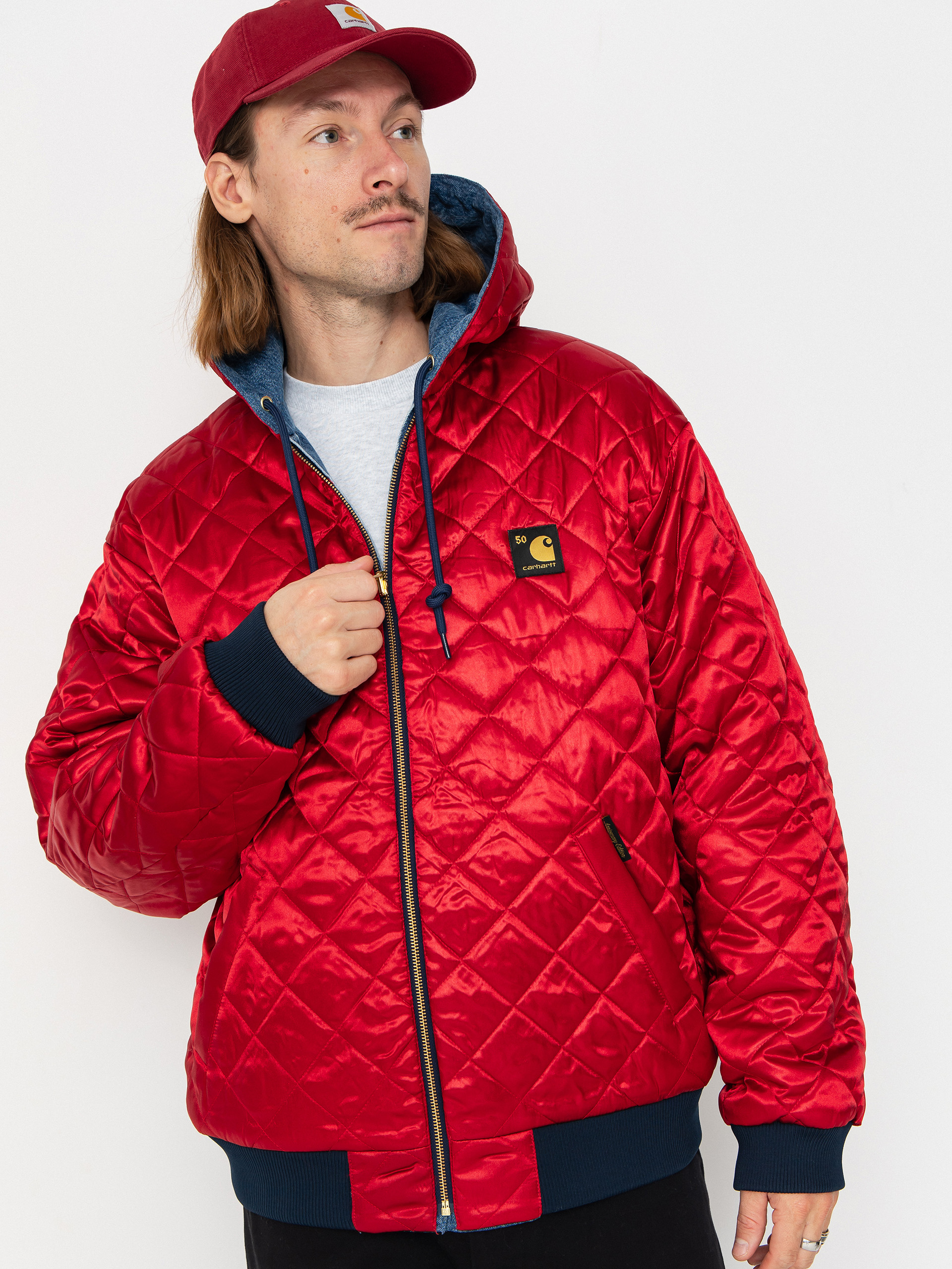 Carhartt WIP Jacke 50 Years Anniversary OG Active (blue/usa red/stone bleached)