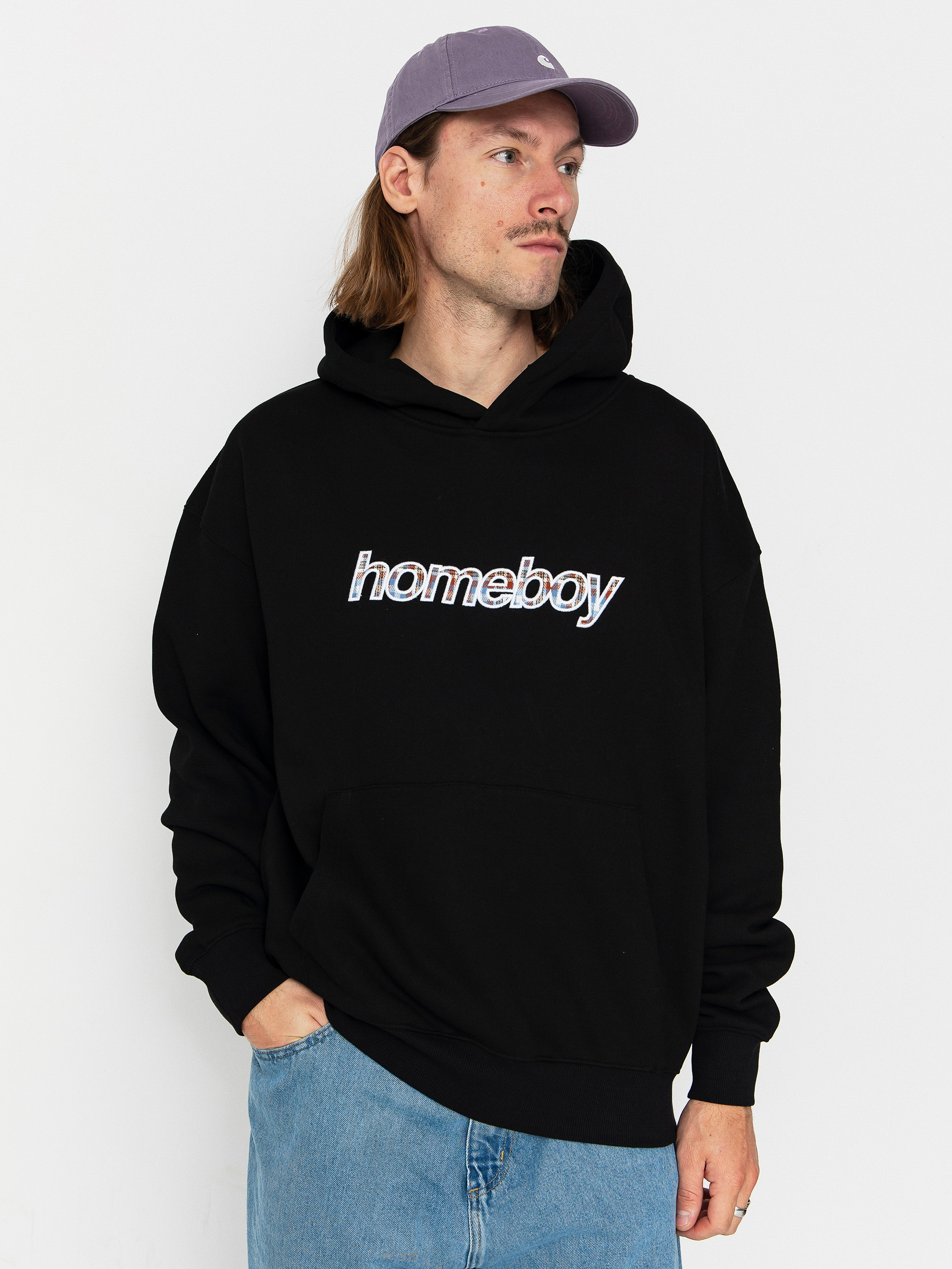 Homeboy Hoodie Plaid Helvetica HD