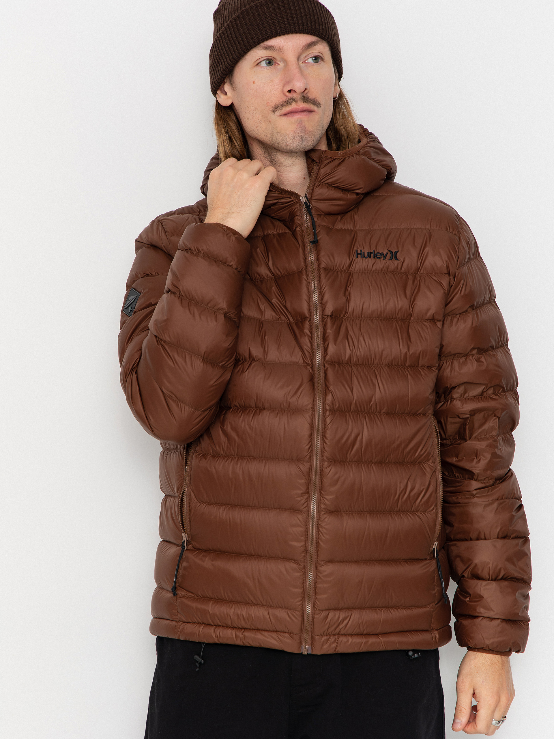 Hurley Cayuga Puffer Jacke (hickory brown)