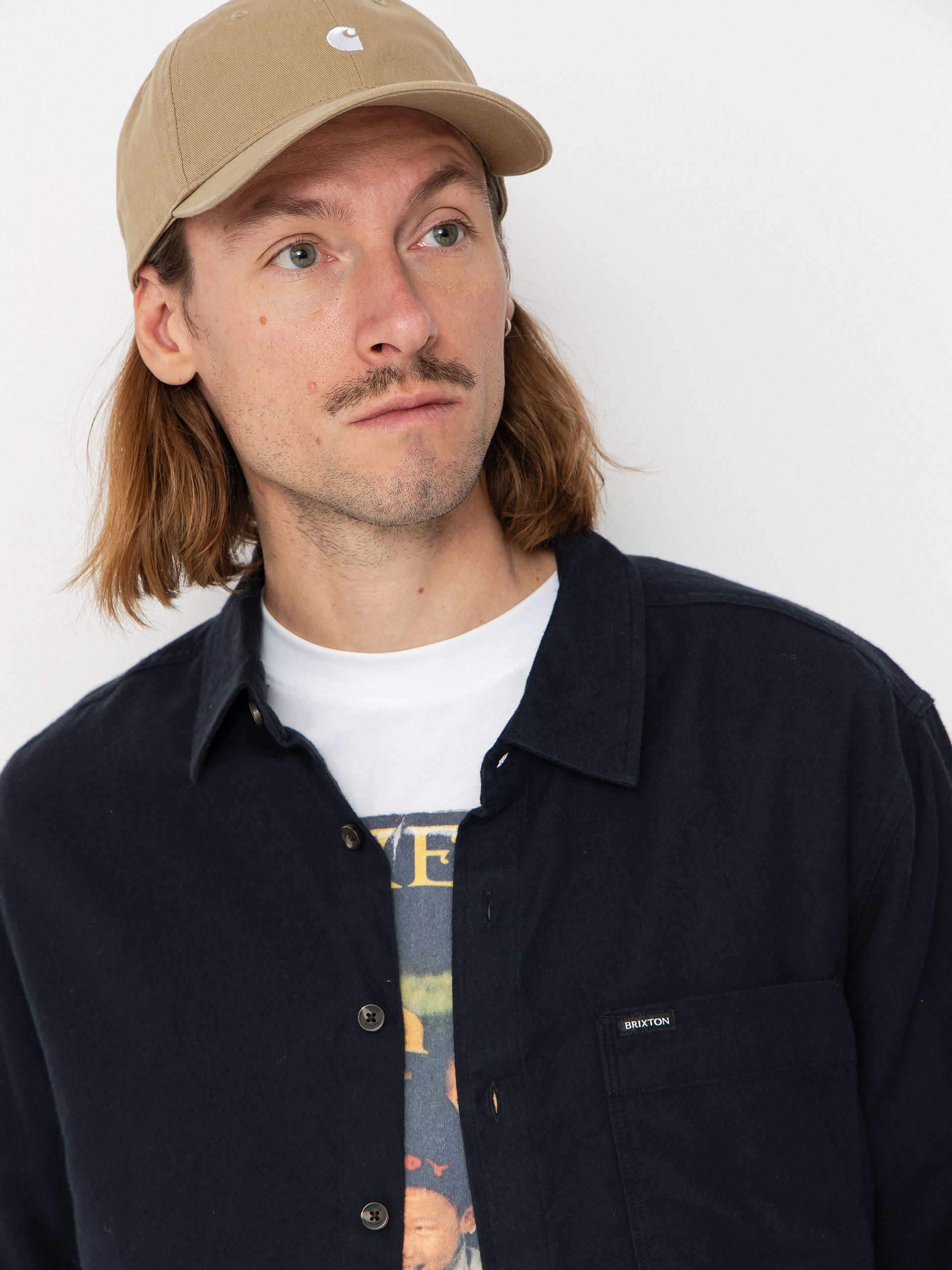 Brixton Hasting Lw Flannel Hemd (black)