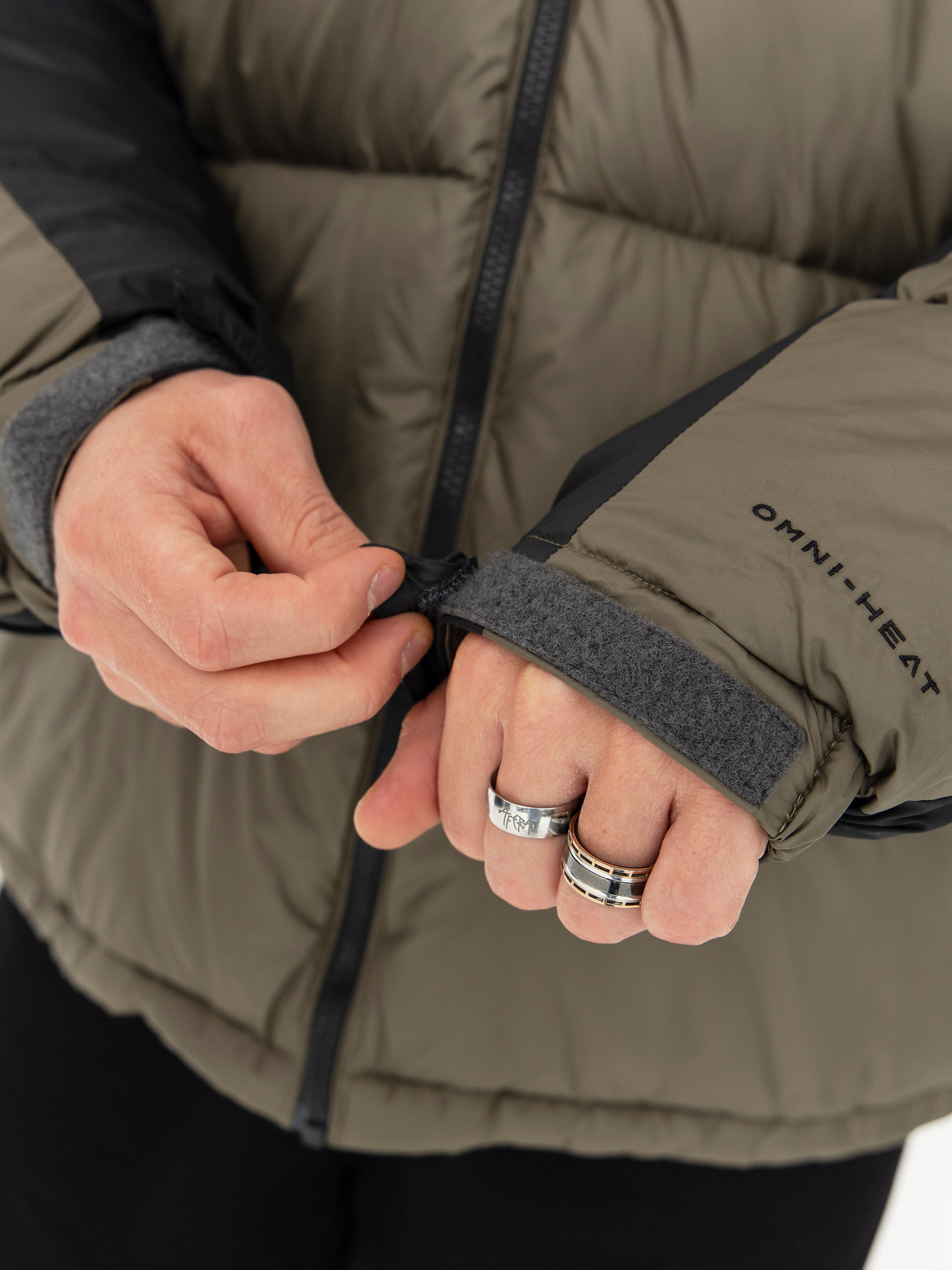 Columbia Jacke Pike Lake II Hooded (stone green/shark)