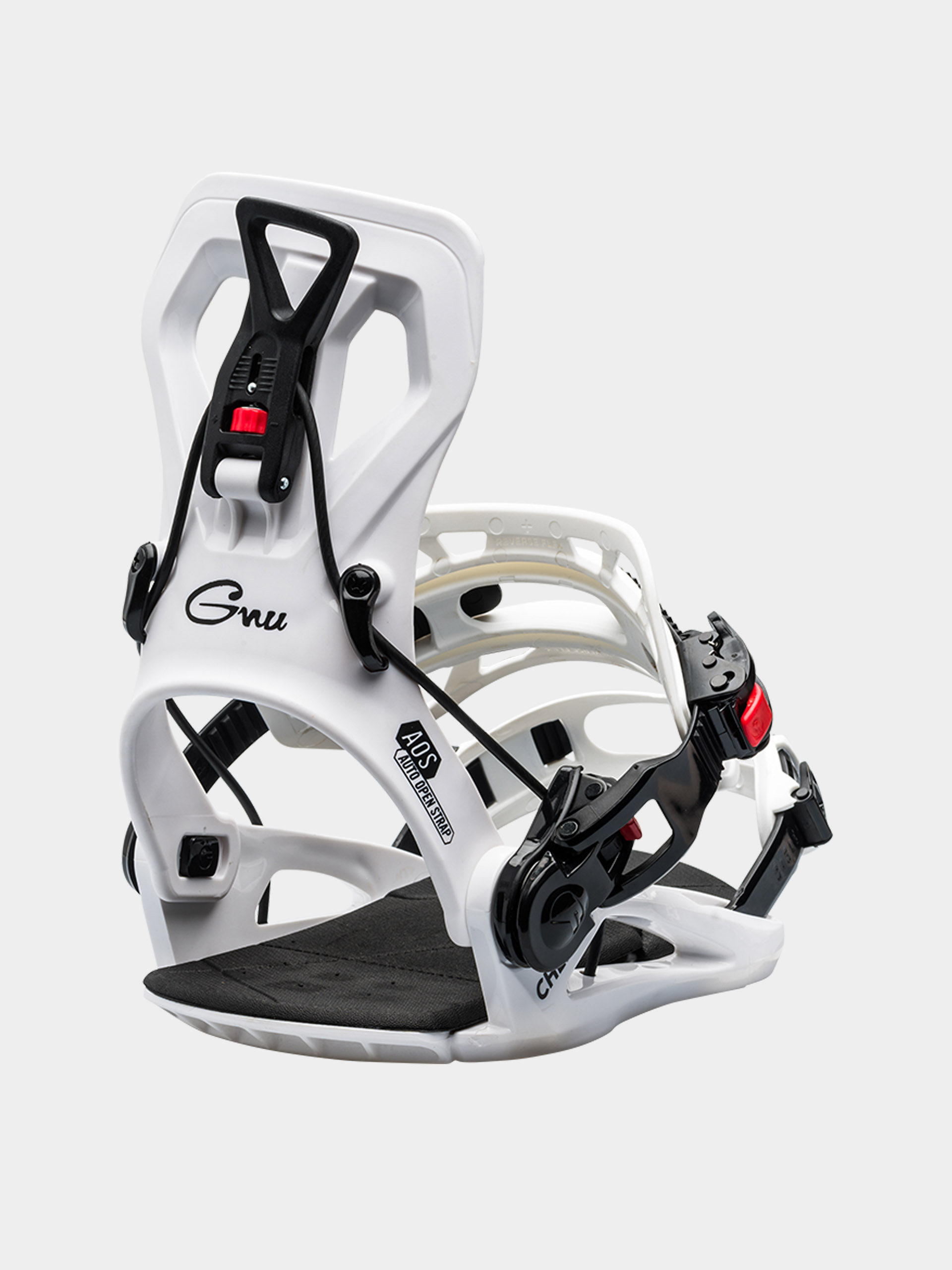 Gnu Snowboard bindings Cheeter (white)