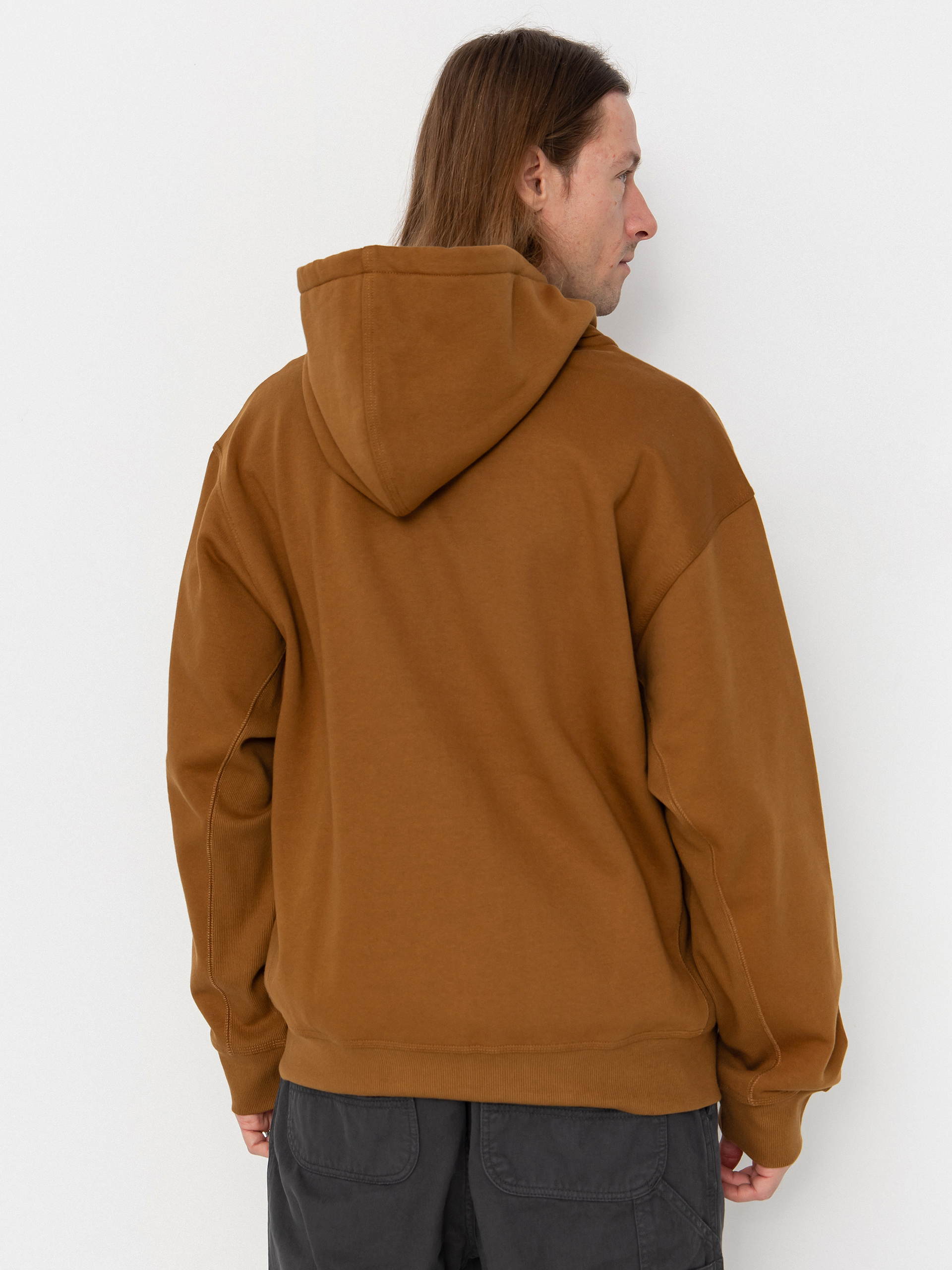 Carhartt WIP Hoodie American Script ZHD (hamilton brown)