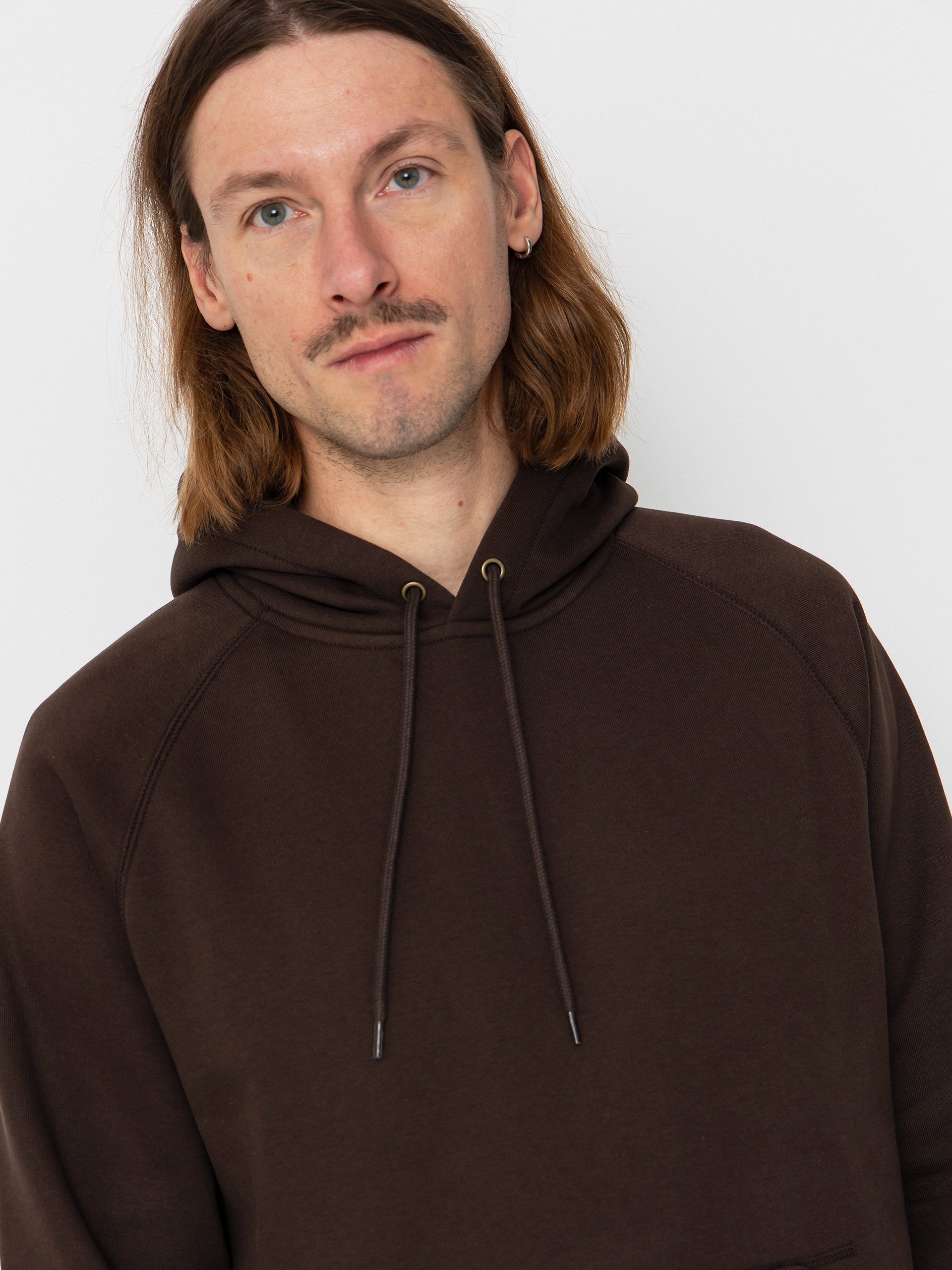 Carhartt WIP Hoodie Chase HD - brown (tobacco/gold)