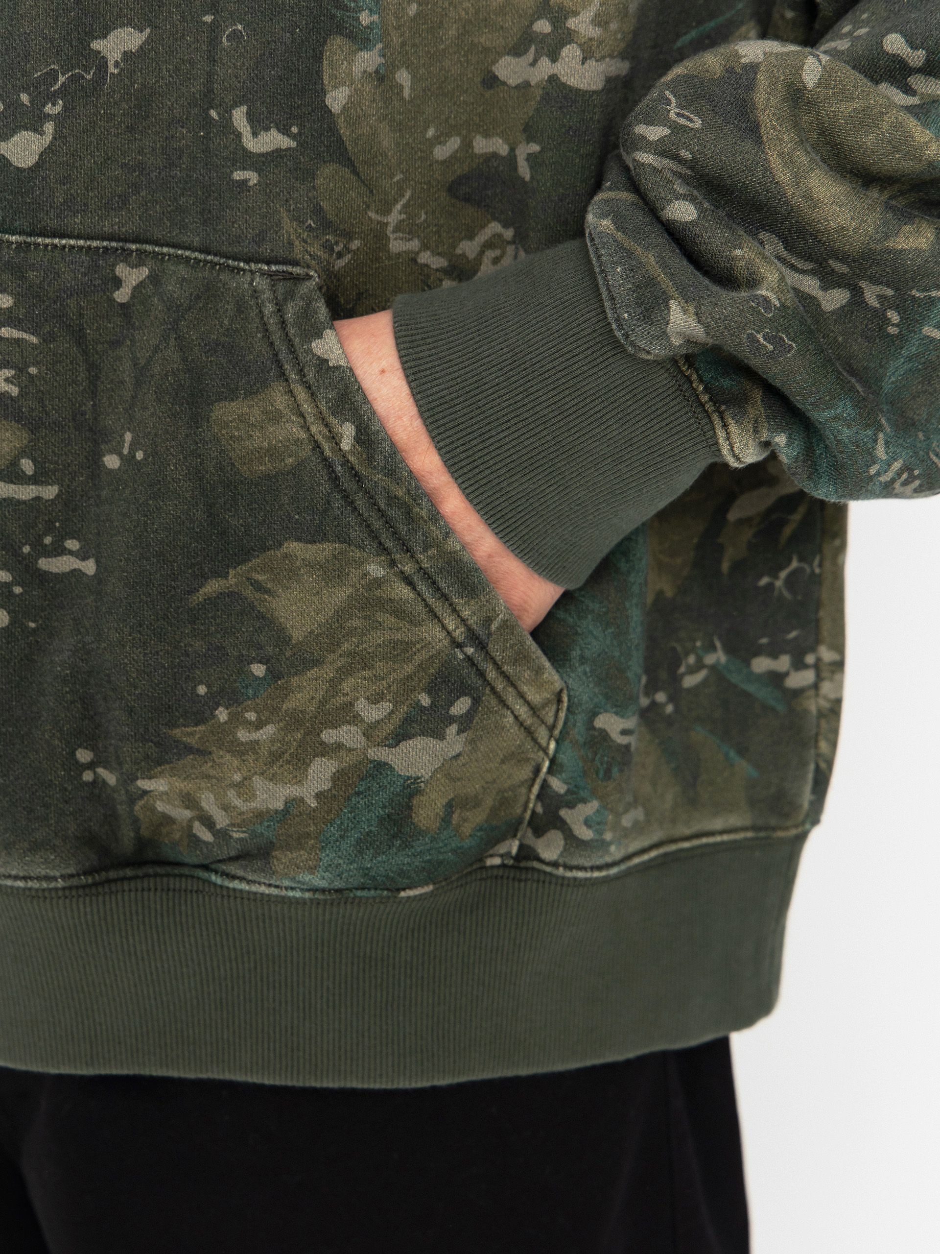Carhartt WIP Benton HD Hoodie (camo combi/green/garment dyed)