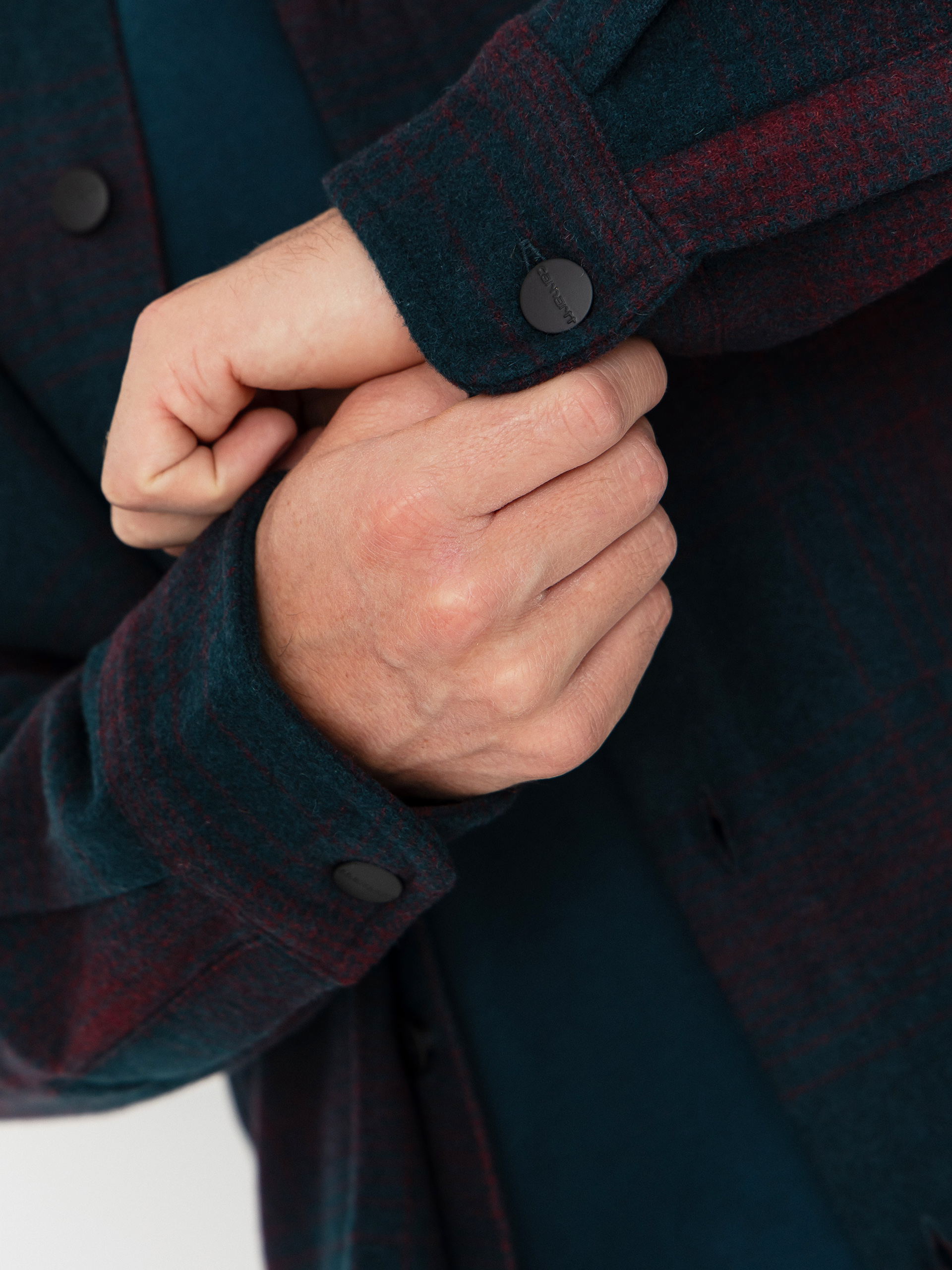 Carhartt WIP Jacke Brennan (brennan check/deep lagoon/rondo)