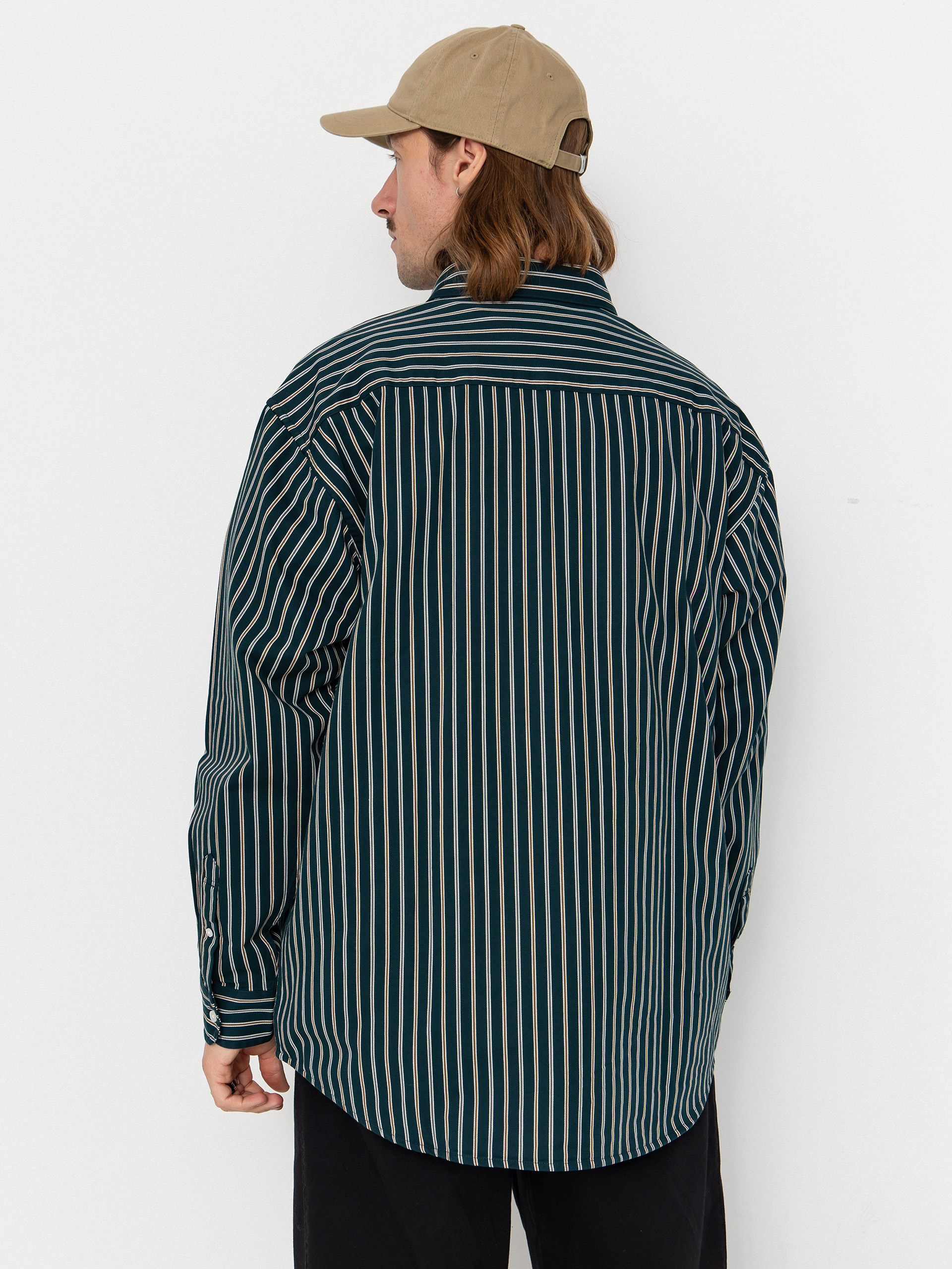 Carhartt WIP Shirt Palance (palance stripe/deep lagoon)