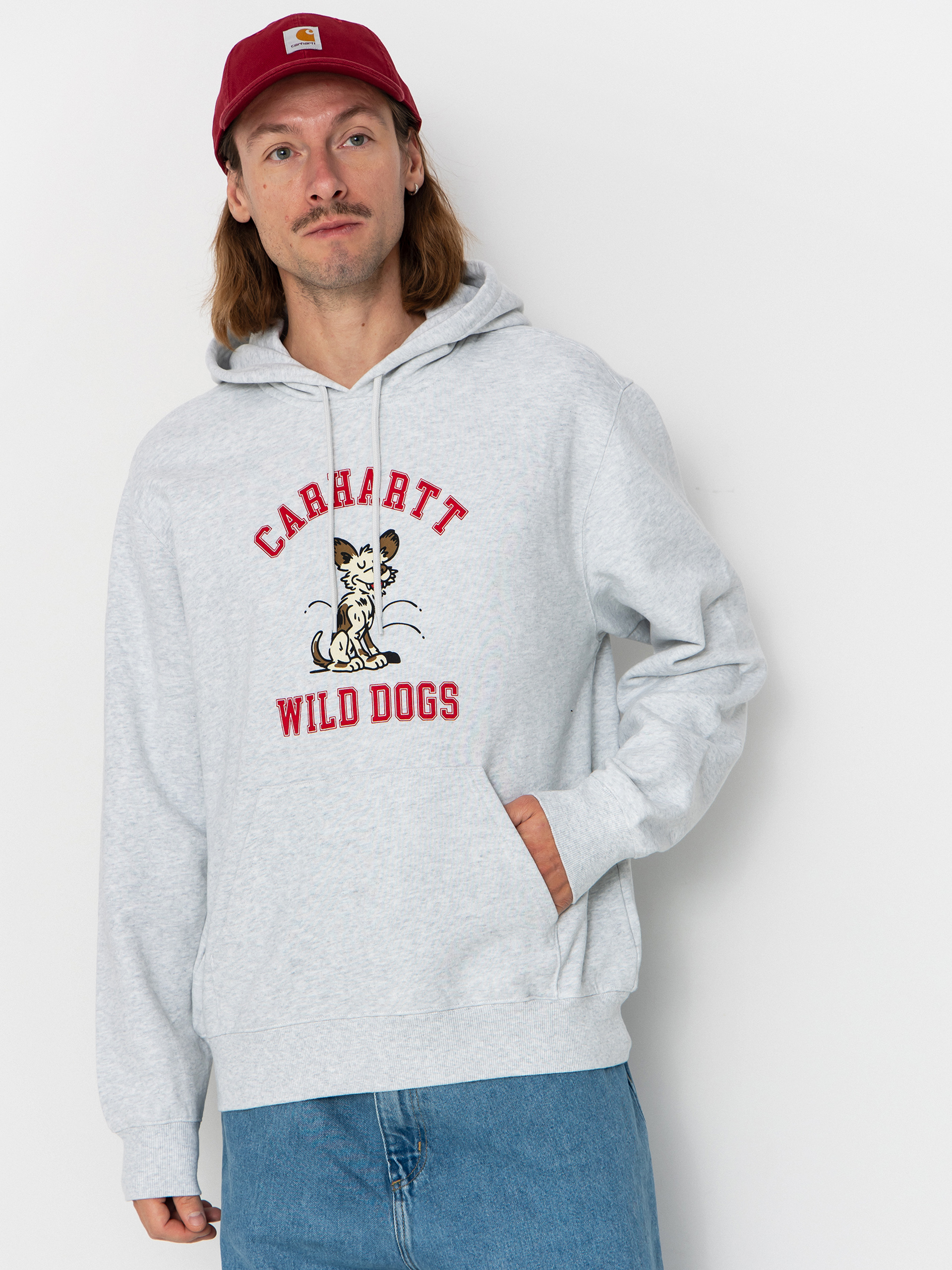 Carhartt WIP Hoodie Wild Dog HD (ash heather)