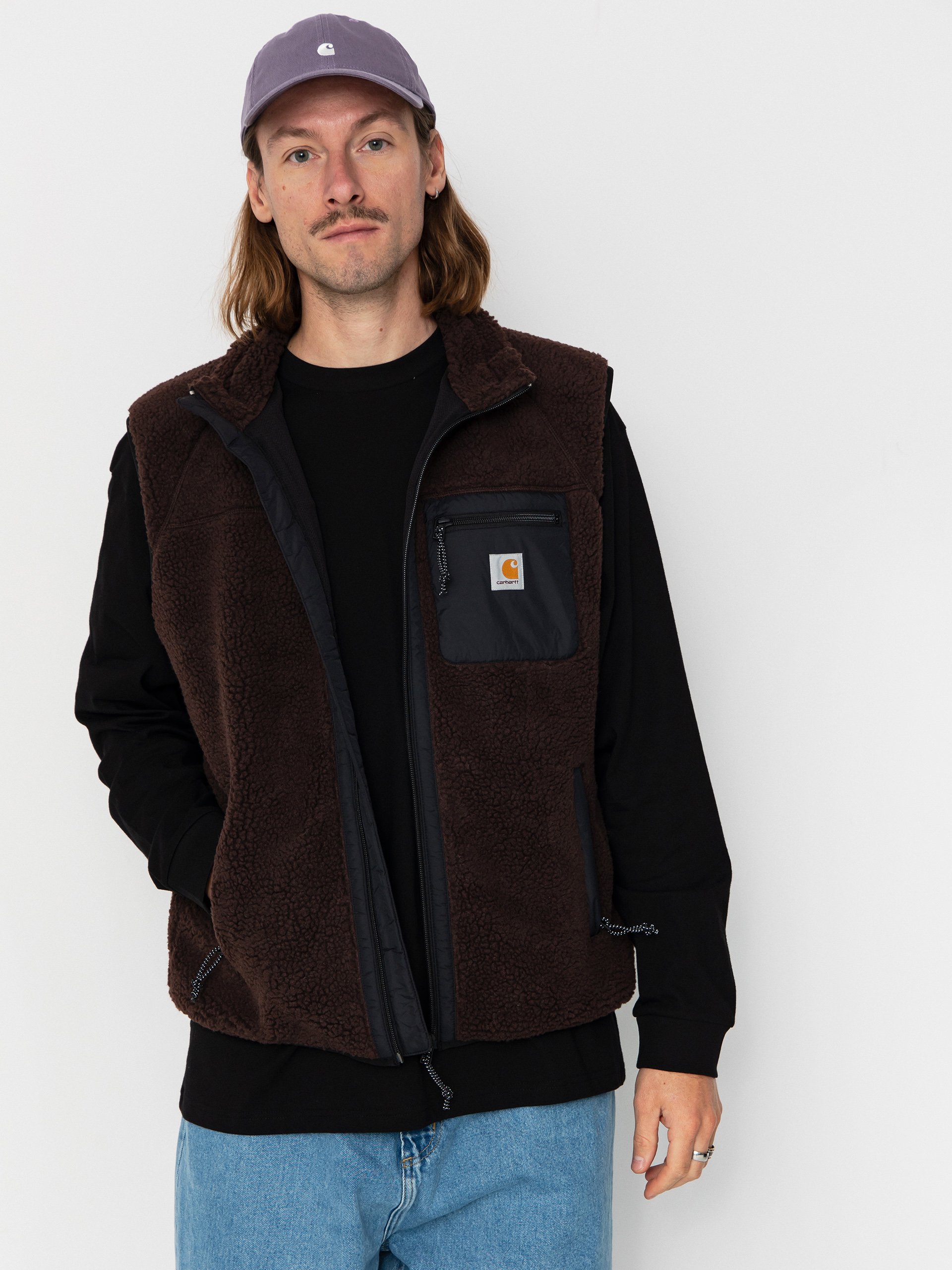 Carhartt WIP Vest Prentis (palisander/black)
