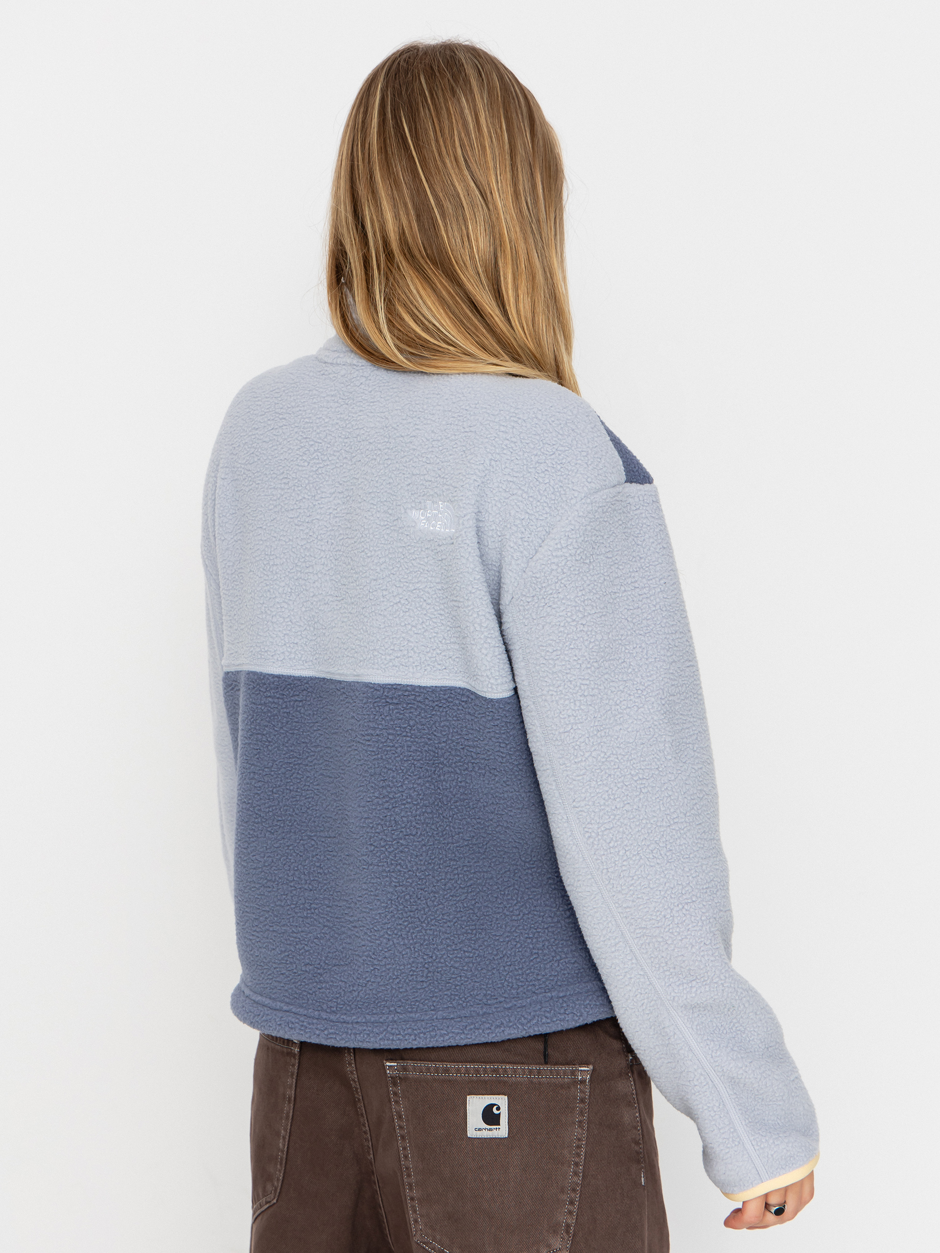 Herren The North Face Yumiori 1/4 Zip Fleece Jacke (twilight galaxy/blue fl)