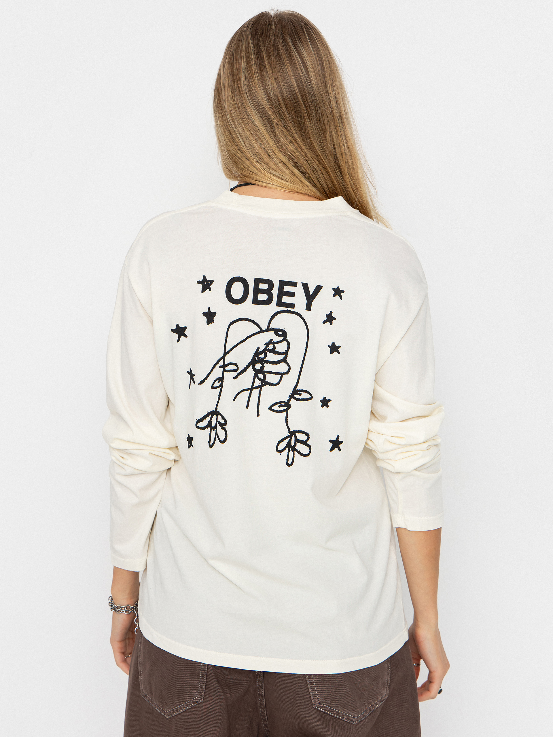 OBEY Obey Wilted Bunch Wmn Longsleeve (unbleached)