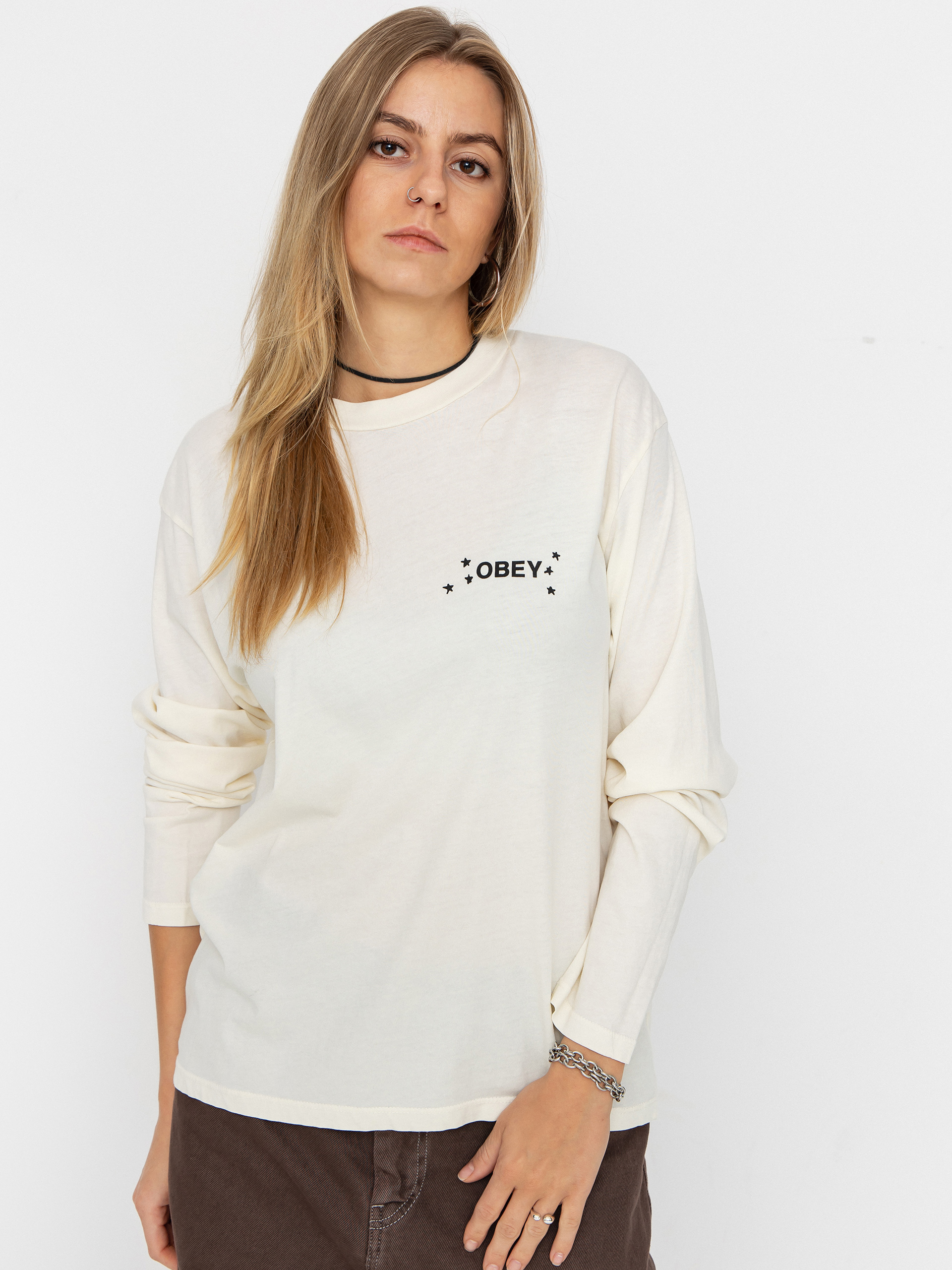 OBEY Obey Wilted Bunch Wmn Longsleeve (unbleached)