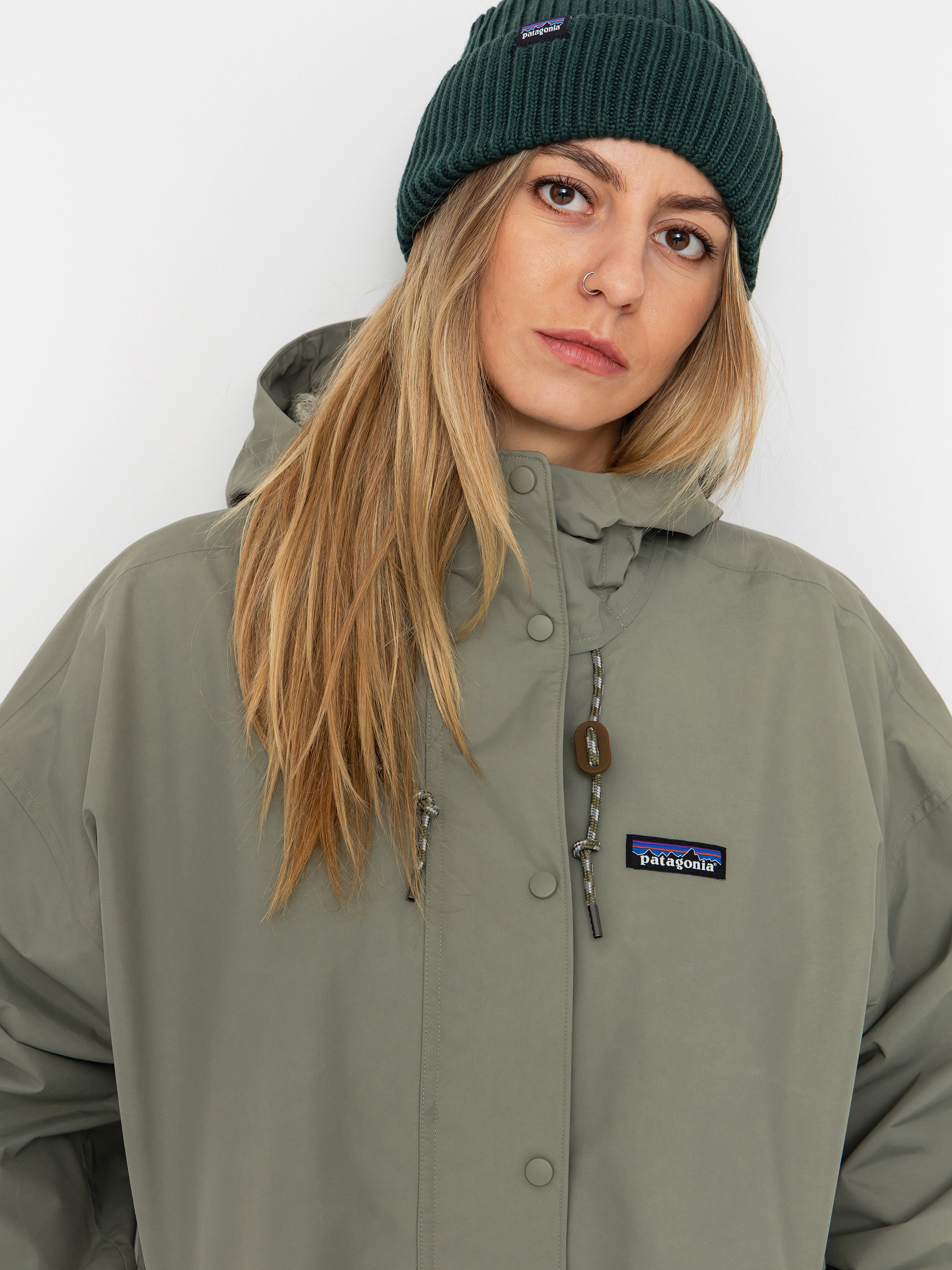Patagonia Outdoor Everyday Rain Wmn Jacket - green (river rock green)
