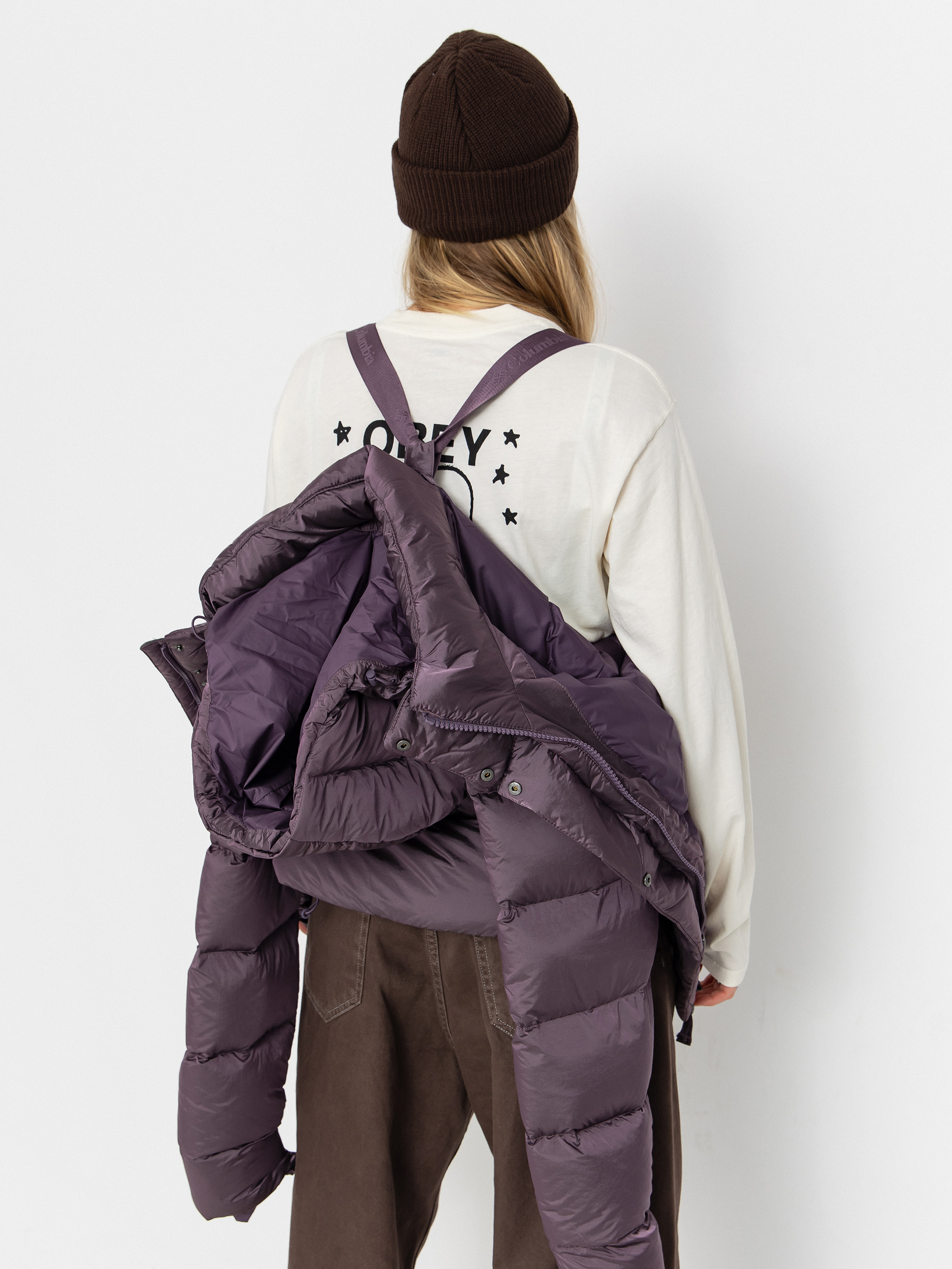 Columbia Amaze Puff Hooded Wmn Jacket (fig high shine)