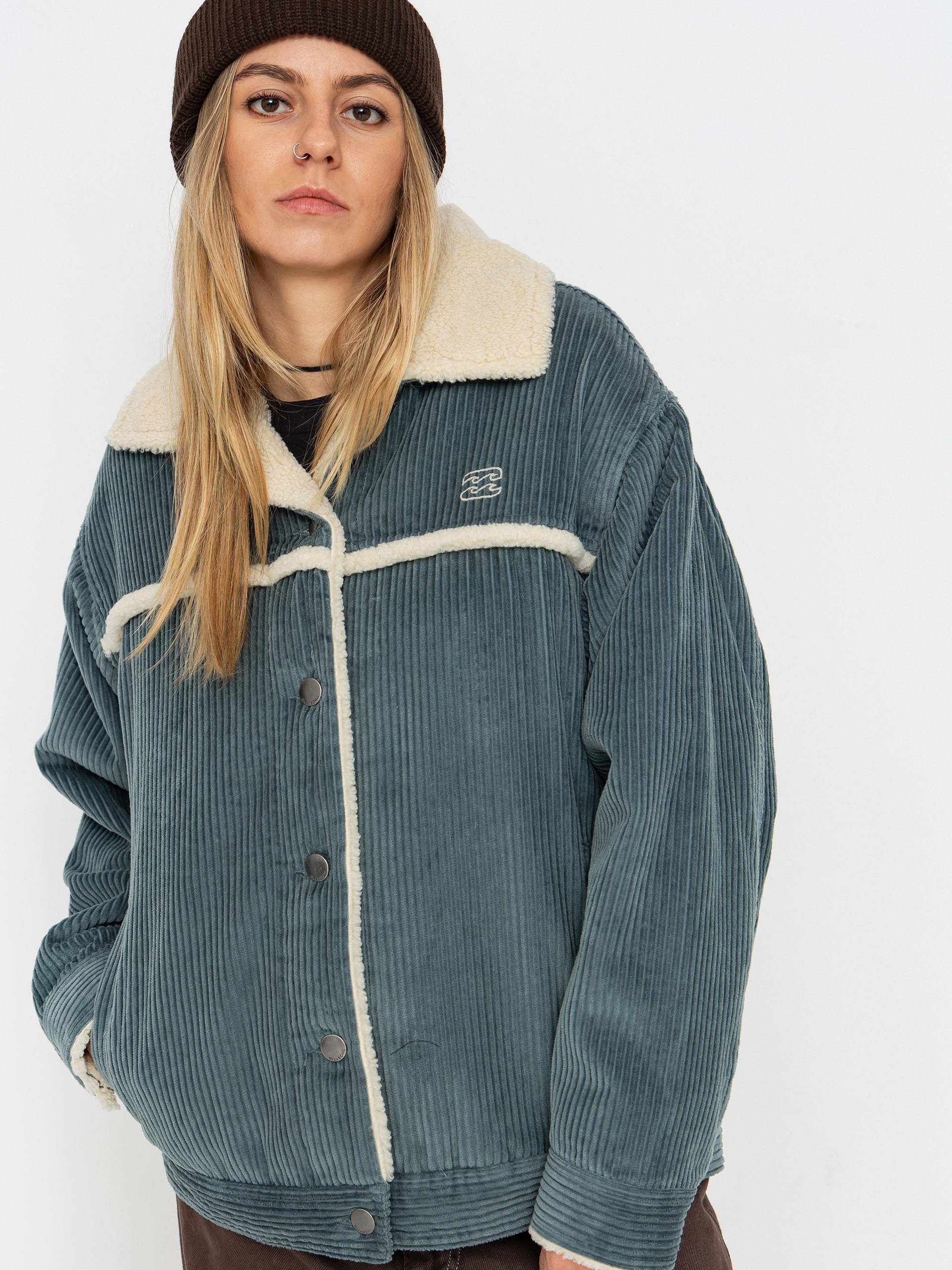 Billabong Cord In Love Wmn Jacket (slate blue)