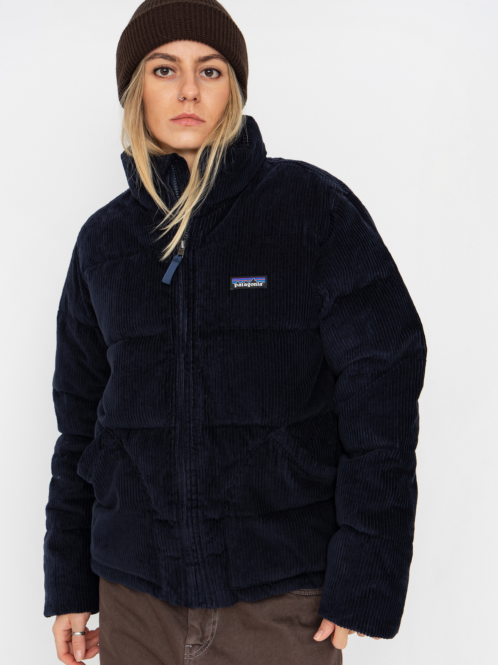 Patagonia Jacket Cord Fjord Wmn - black (sunken blue)