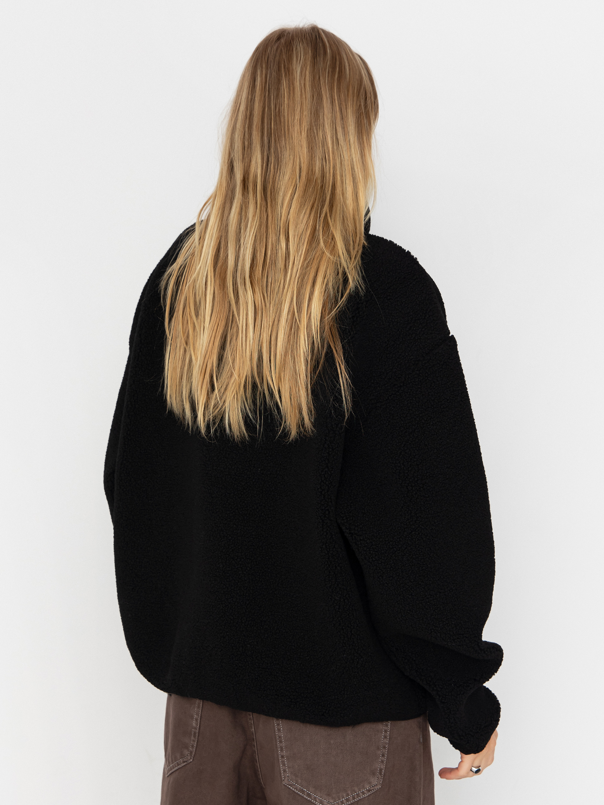 Damen Carhartt WIP Fleece Jacke Elliot (black/black)