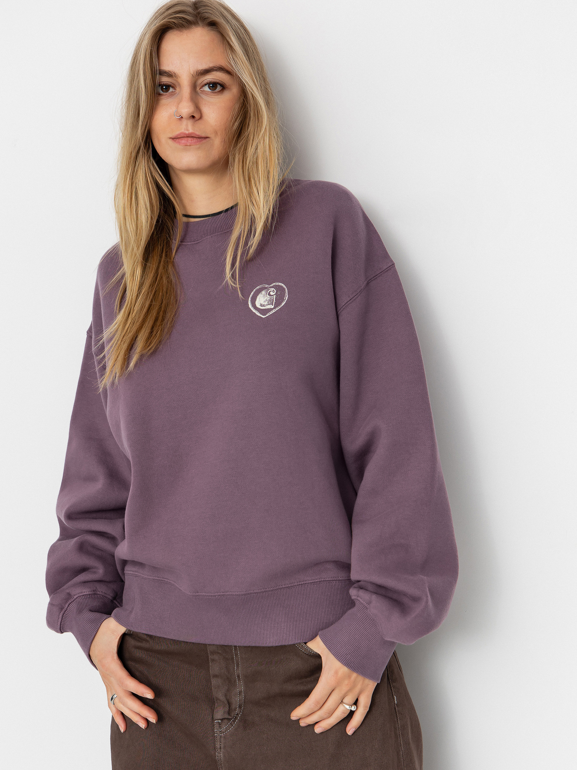 Carhartt WIP Sweatshirt Hearts Of Hartts Wmn (phlox)