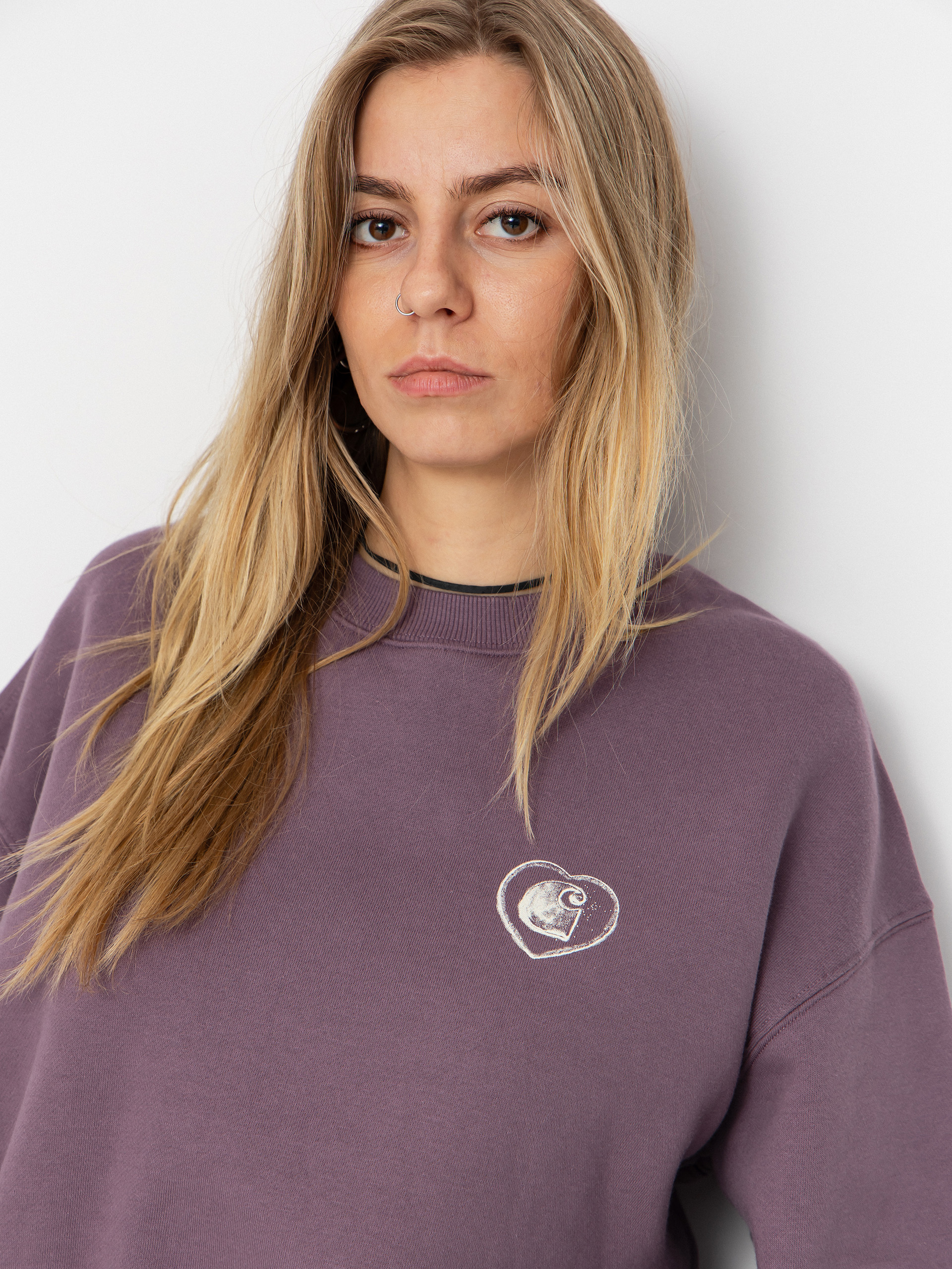 Carhartt WIP Sweatshirt Hearts Of Hartts Wmn (phlox)