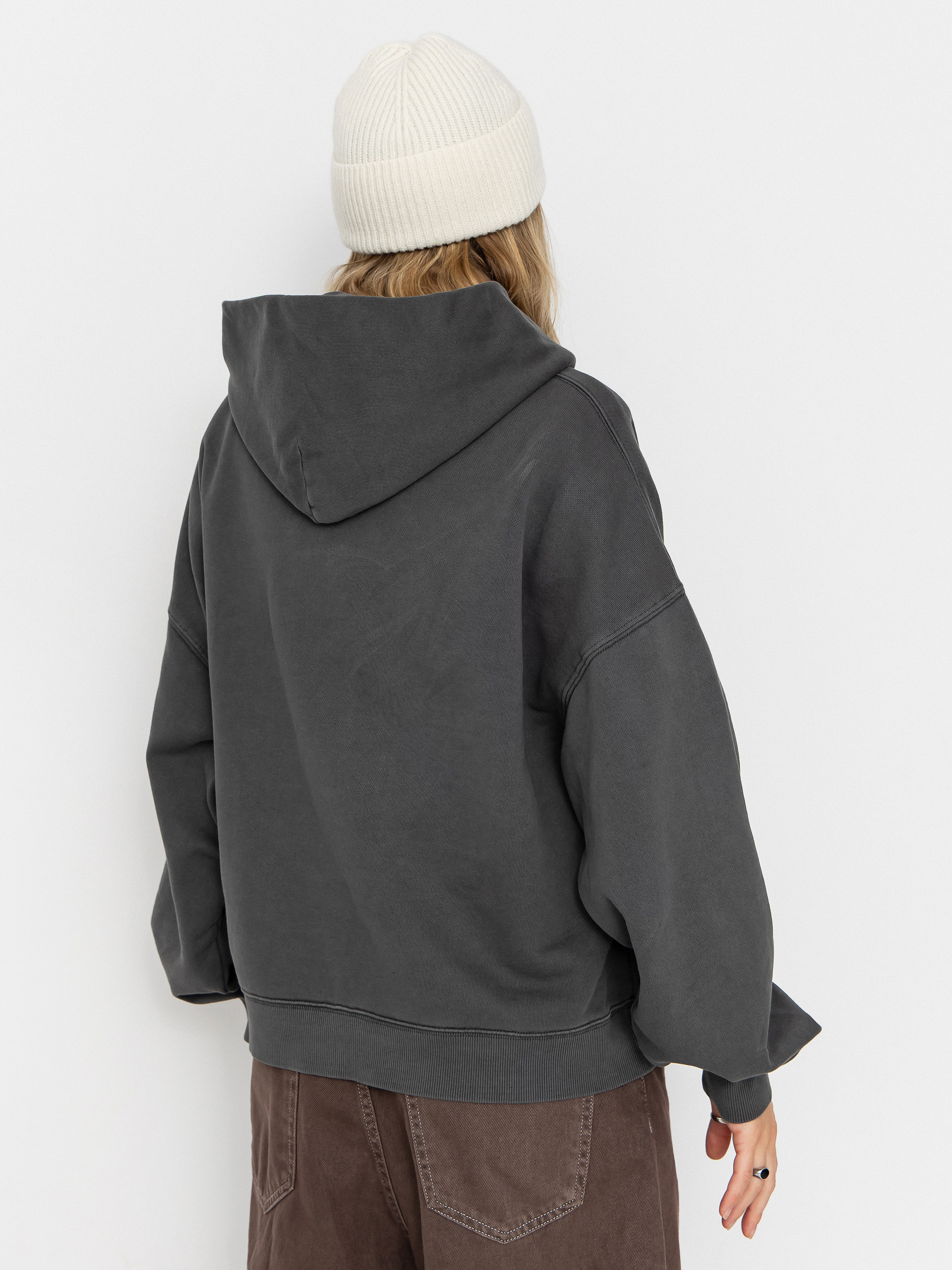 Carhartt WIP Hoodie Benton HD Wmn (graphite/garment dyed)