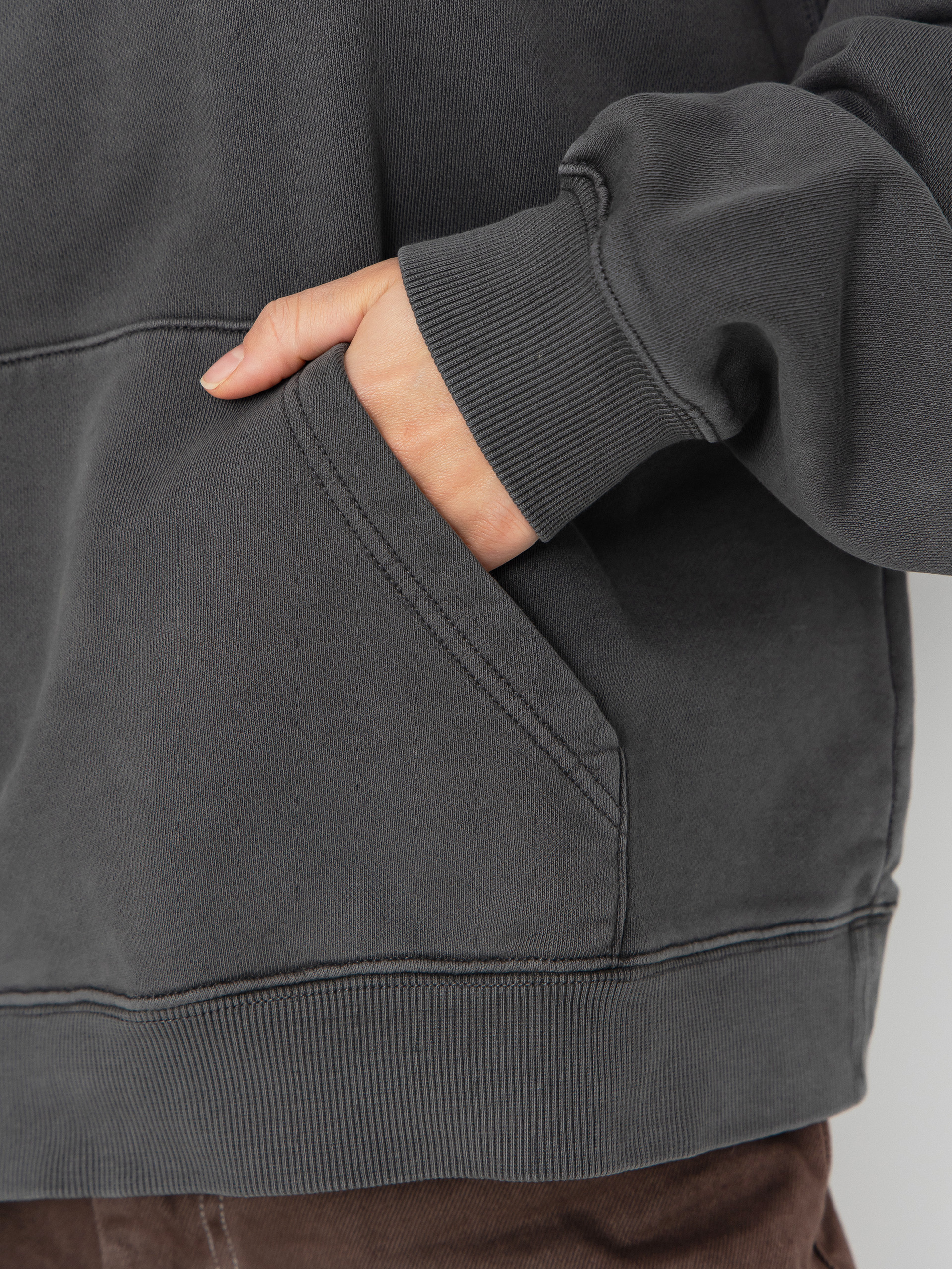 Carhartt WIP Hoodie Benton HD Wmn (graphite/garment dyed)