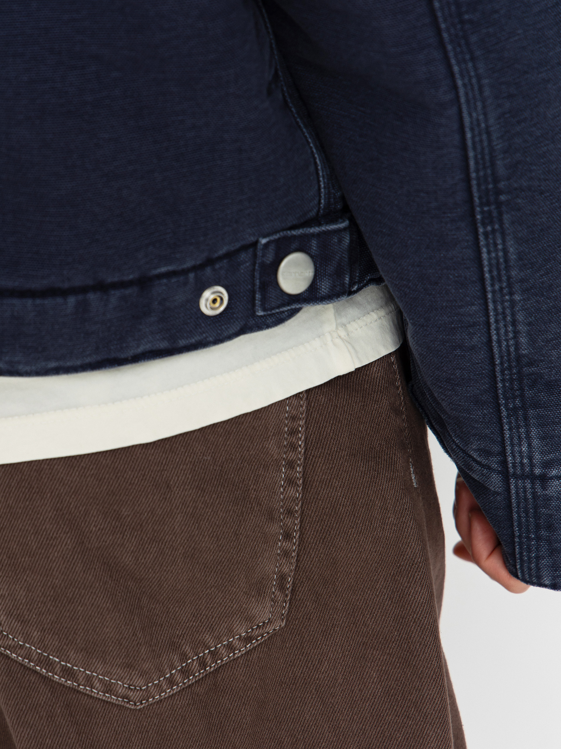 Carhartt WIP Jacke OG Detroit Wmn (dark navy/black/stone canvas)