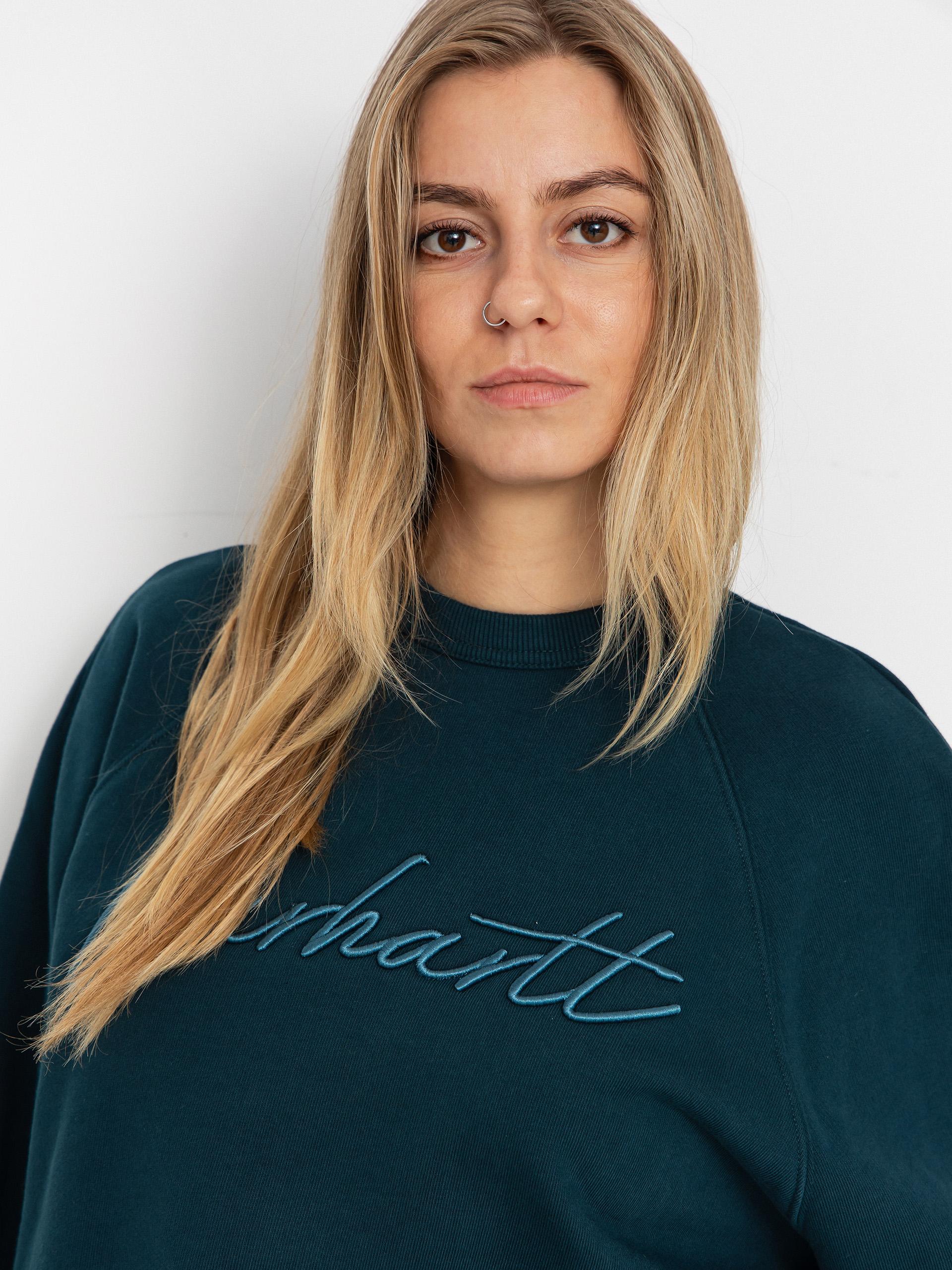 Carhartt WIP Sweatshirt Ray Wmn (deep lagoon)