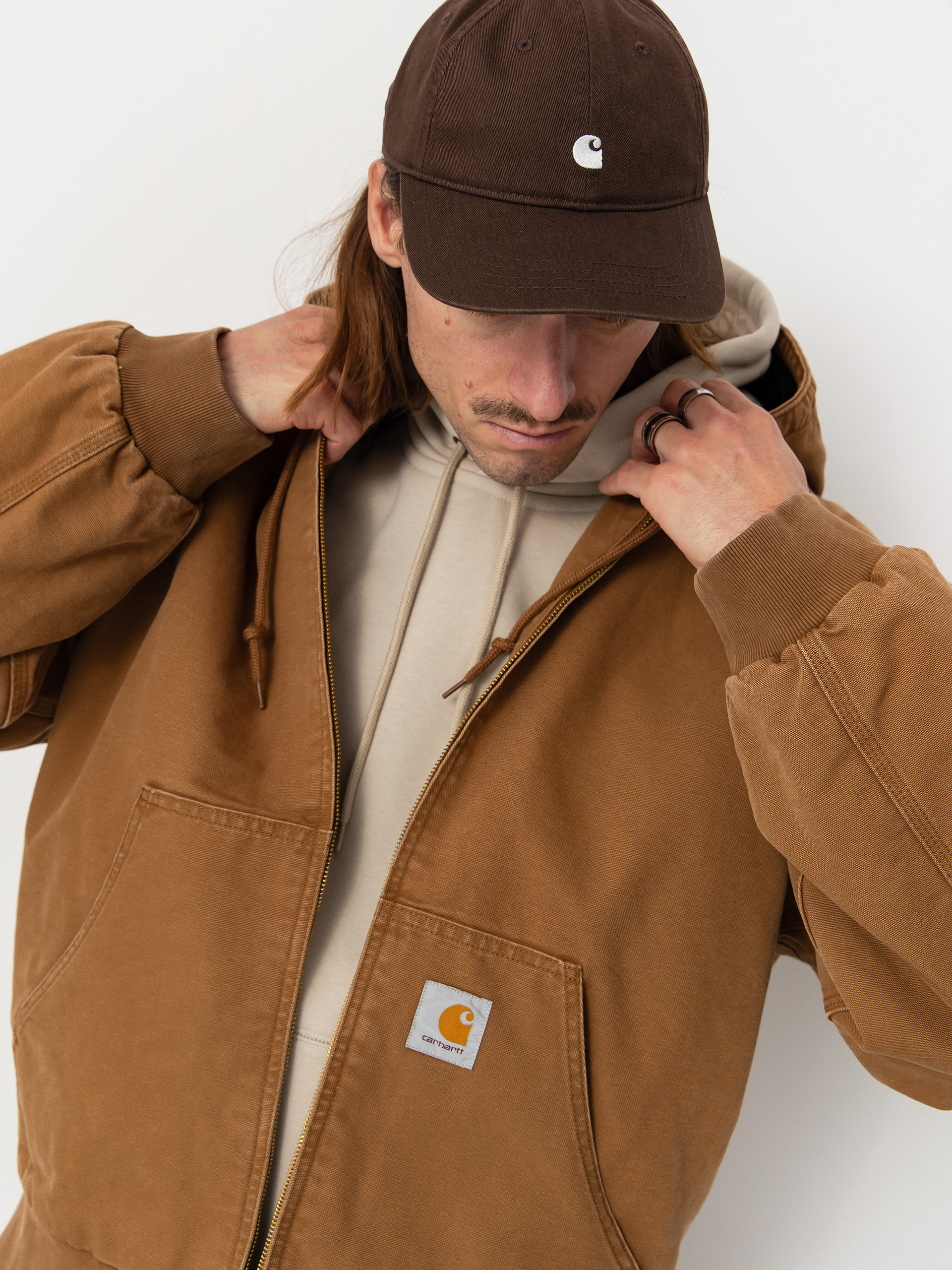Carhartt WIP Jacket OG Active - brown (hamilton brown/stone canvas) Carhartt WIP Jacket OG Active - brown (hamilton brown/stone canvas)