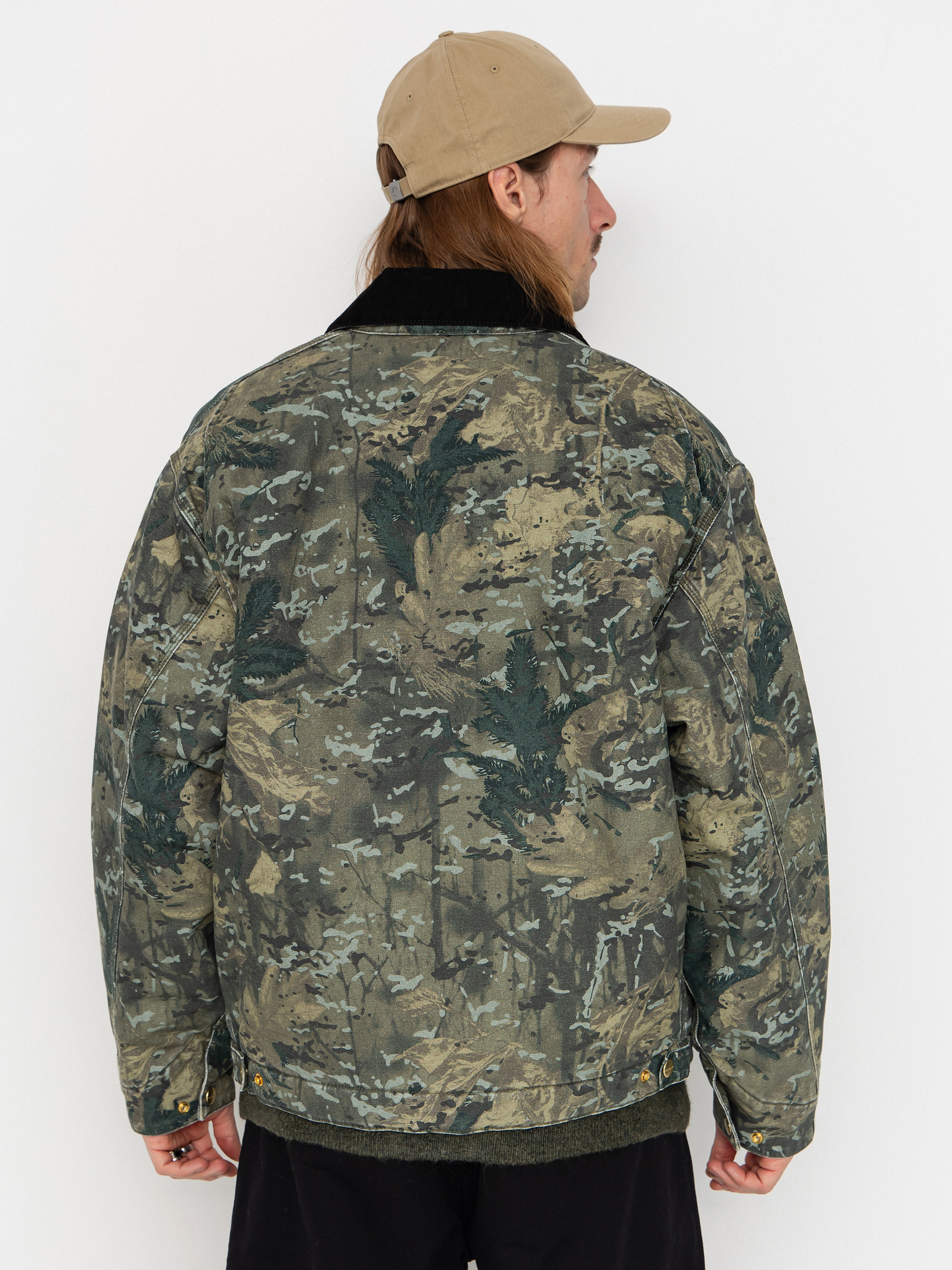 Carhartt WIP Jacket OG Detroit (camo combi/green/black/stone washed)
