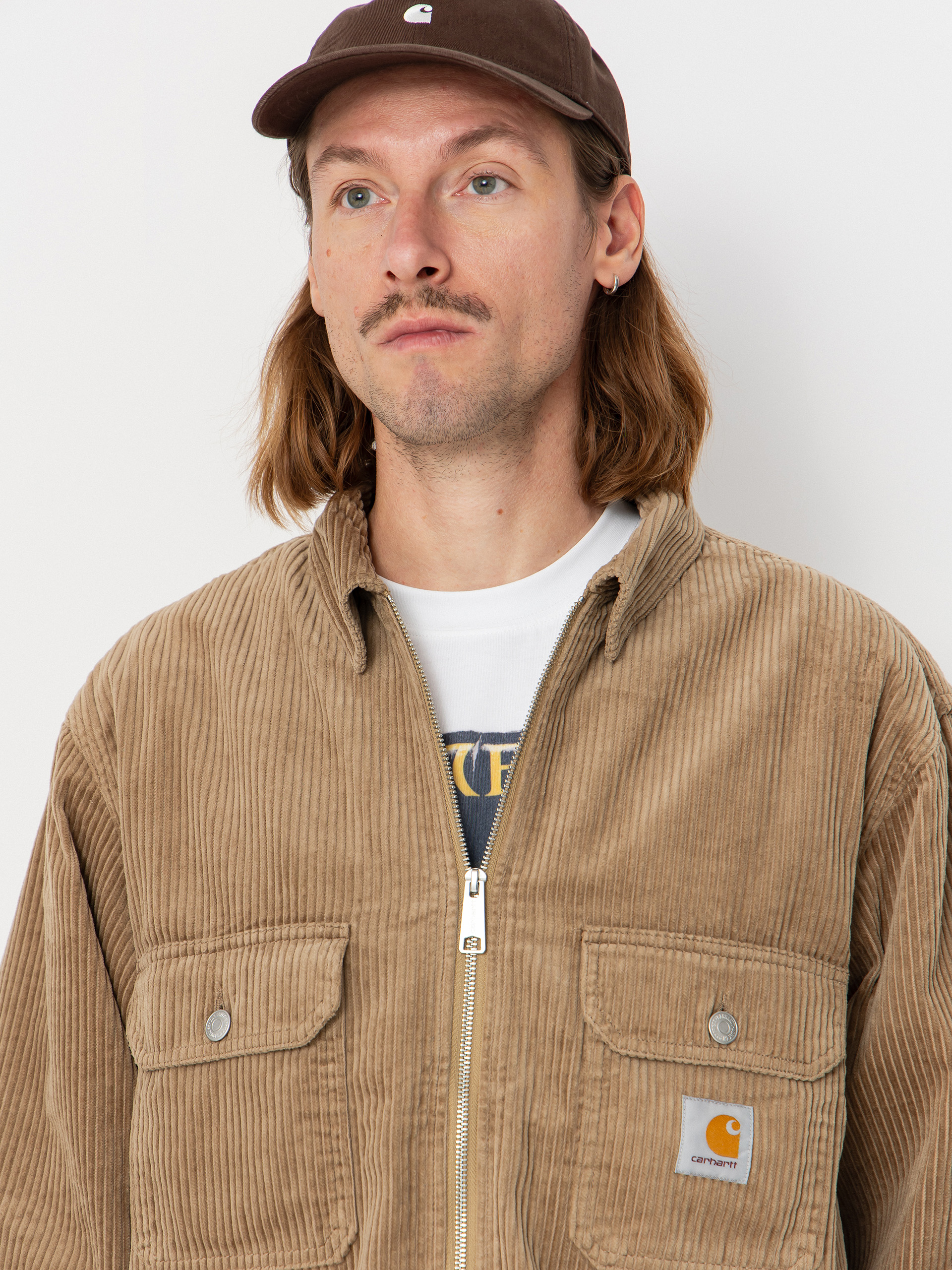 Carhartt WIP Jacke Reynold (leather/rinsed)