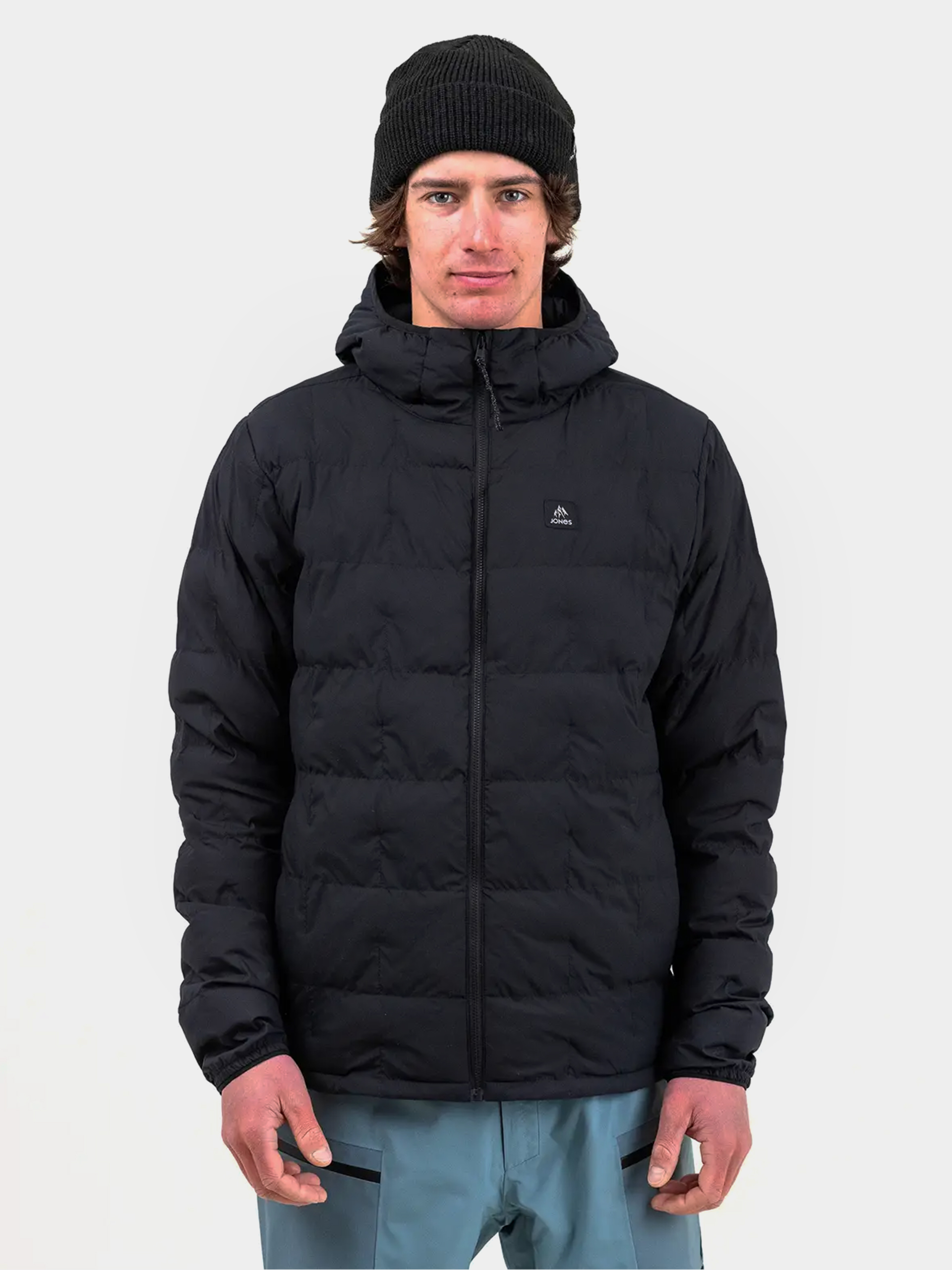 Mens Jones Snowboards Snowboard jacket Dark Start Rec Hd (stealth black)