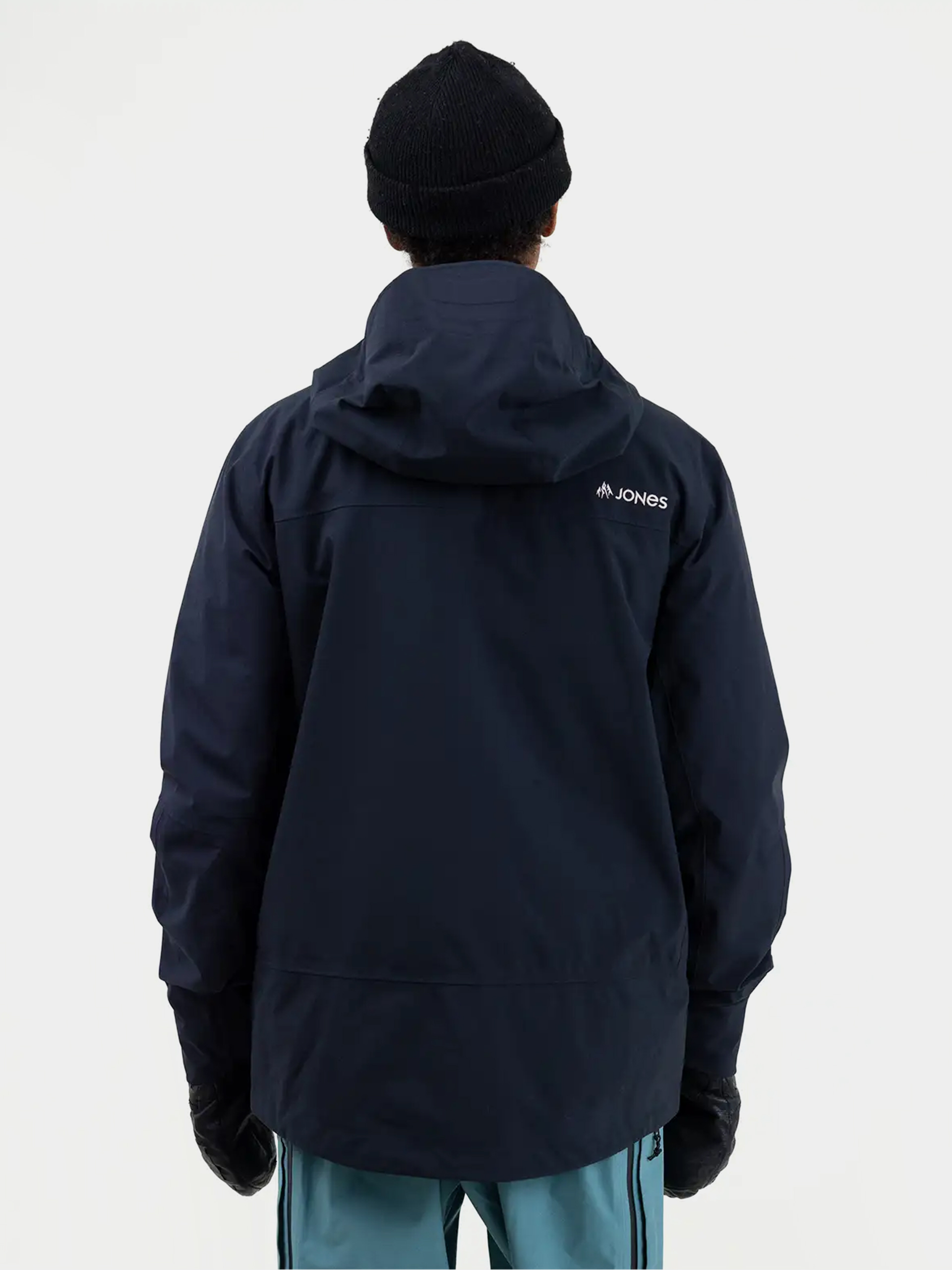 Mens Jones Snowboards Snowboard jacket Shralpinist Str Rec (stealth black)