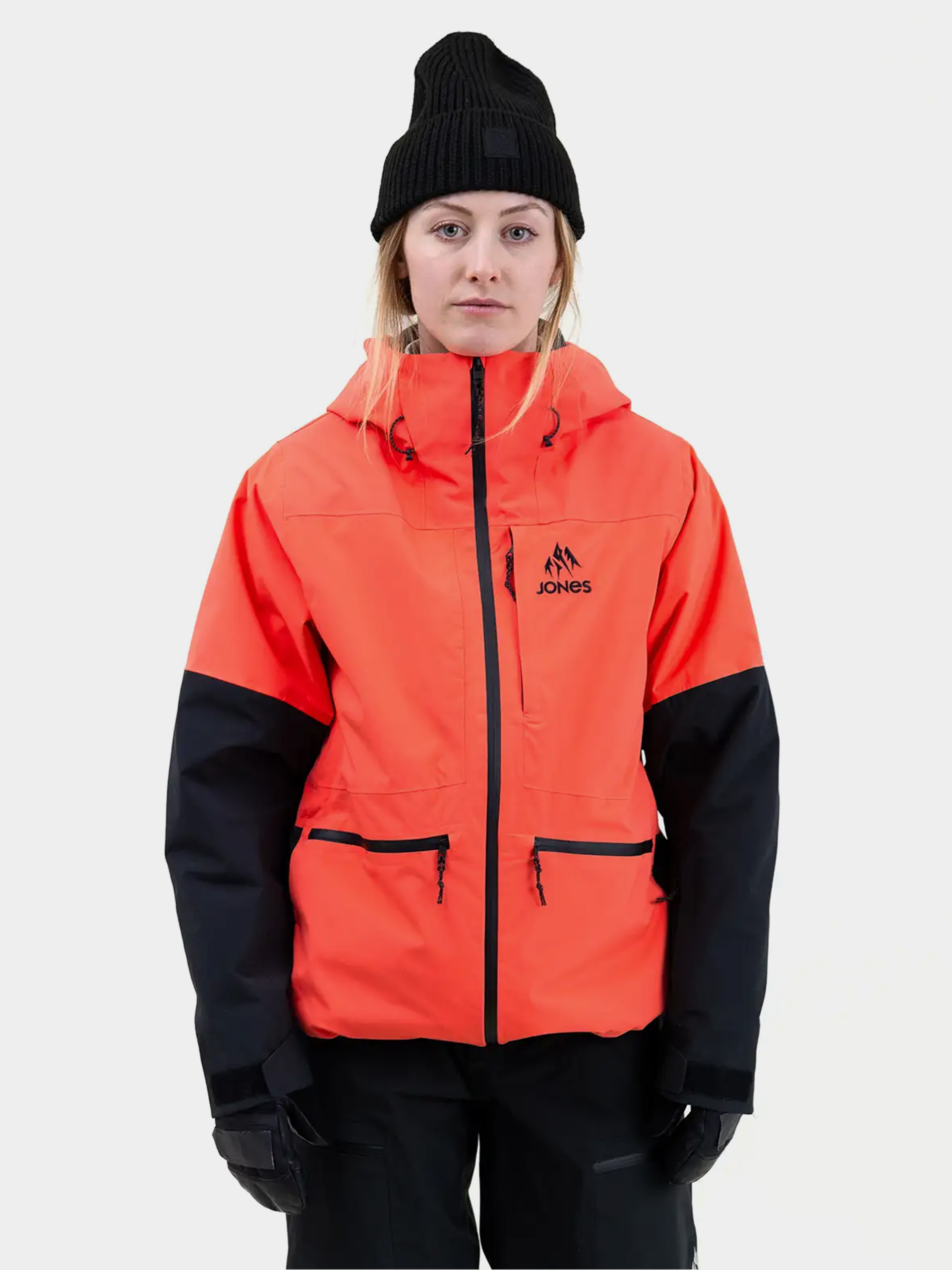 Womens Jones Snowboards Snowboard jacket Mtn Surf Rec (deep coral)