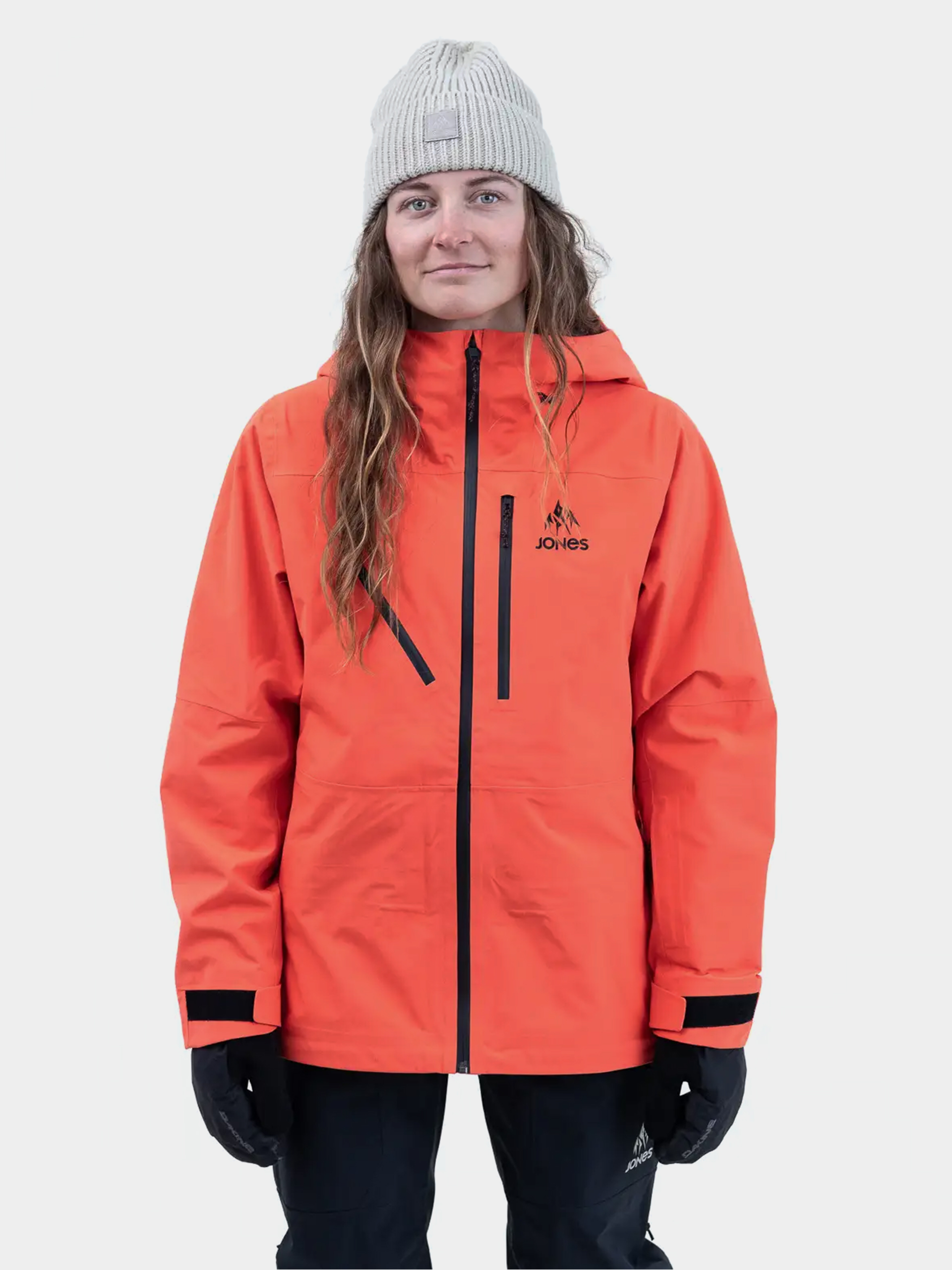 Womens Jones Snowboards Snowboard jacket Shralpinist Str Rec (deep coral)