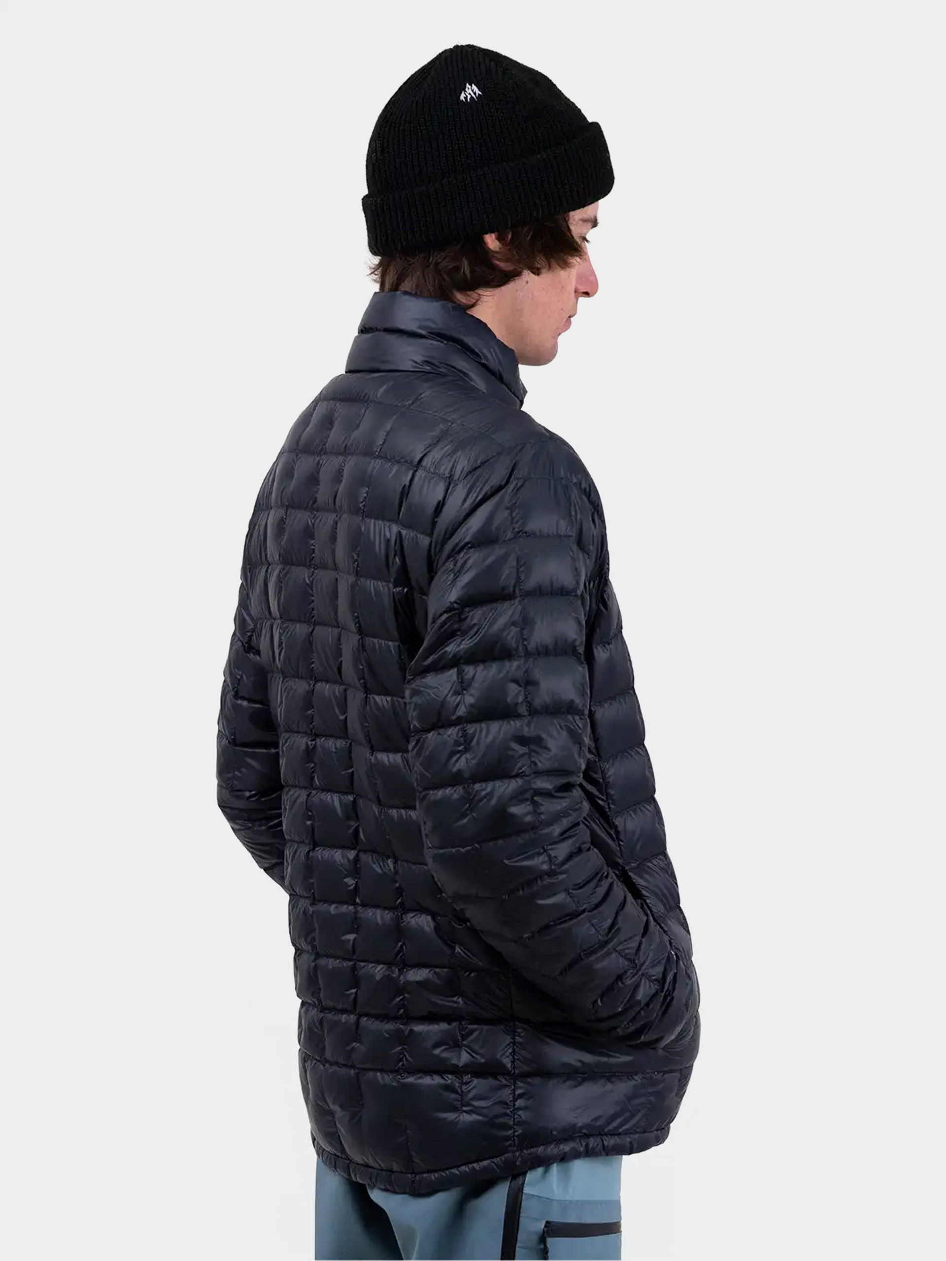 Mens Jones Snowboards Snowboard jacket Ult Re Up Down Rec (stealth black)