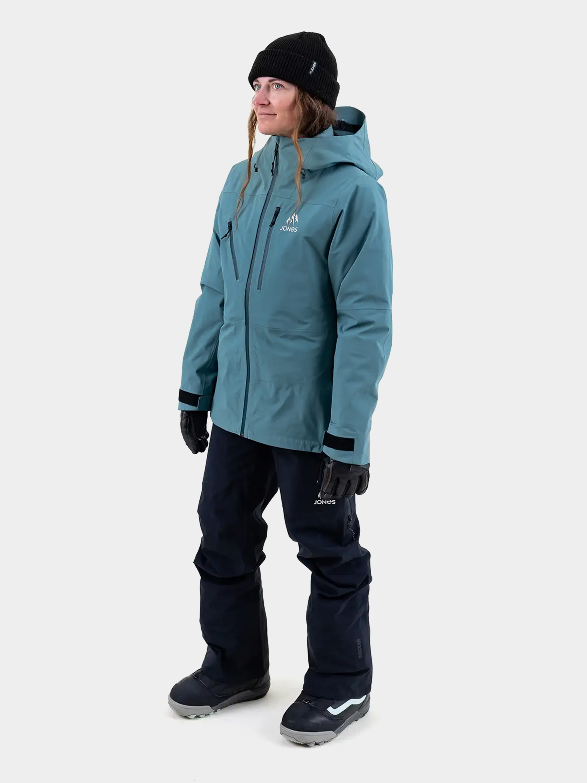 Damen Jones Snowboards Shralpinist Str Rec Snowboard jacke (atlantic blue)