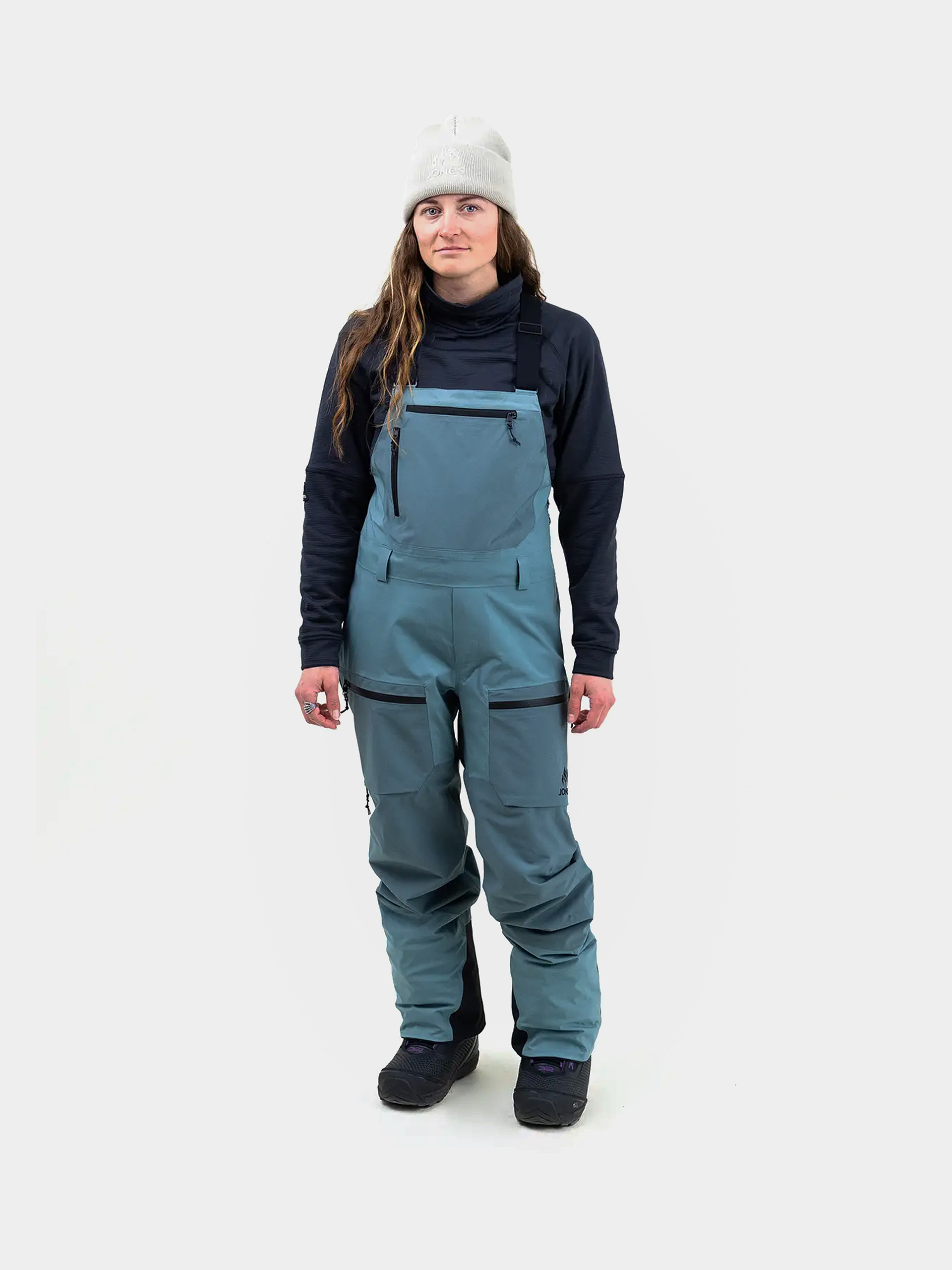 Jones Snowboards Snowboard Hose Mtn Surf Rec Bib Wmn