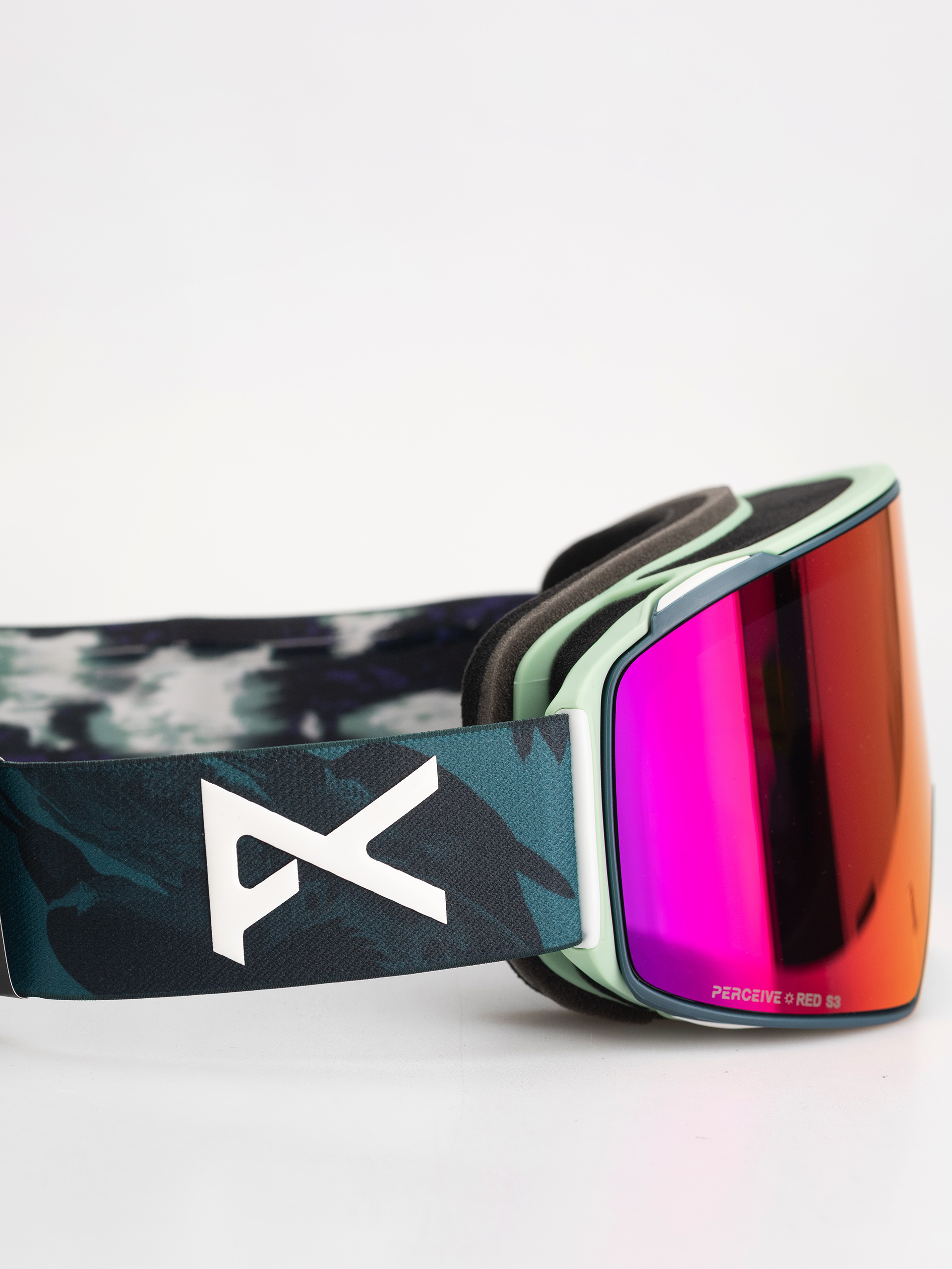 Anon Goggles M4 Cylindrical Mfi (family tree/perceive sunny red)