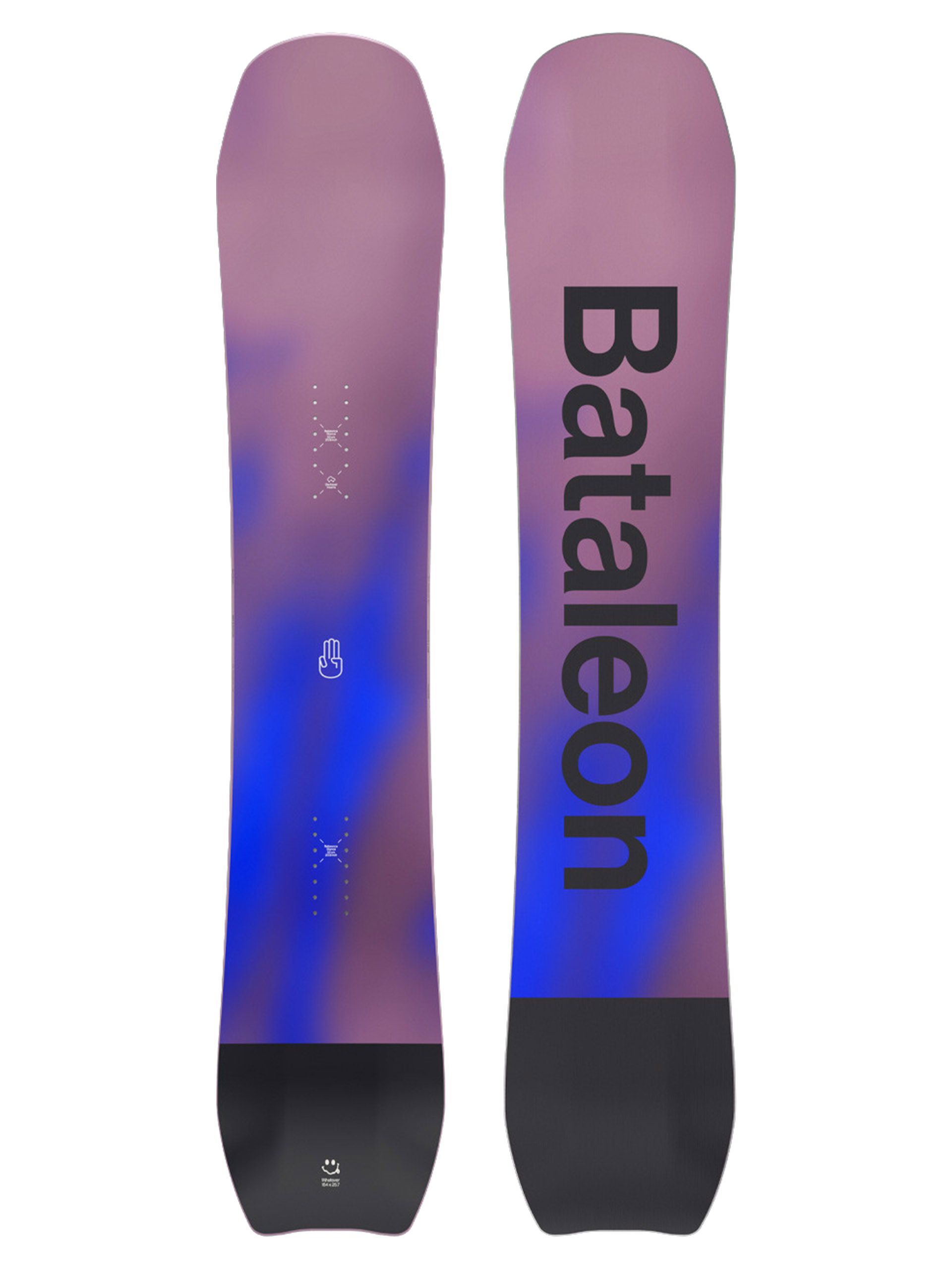 Bataleon Snowboard Whatever (black/purple)
