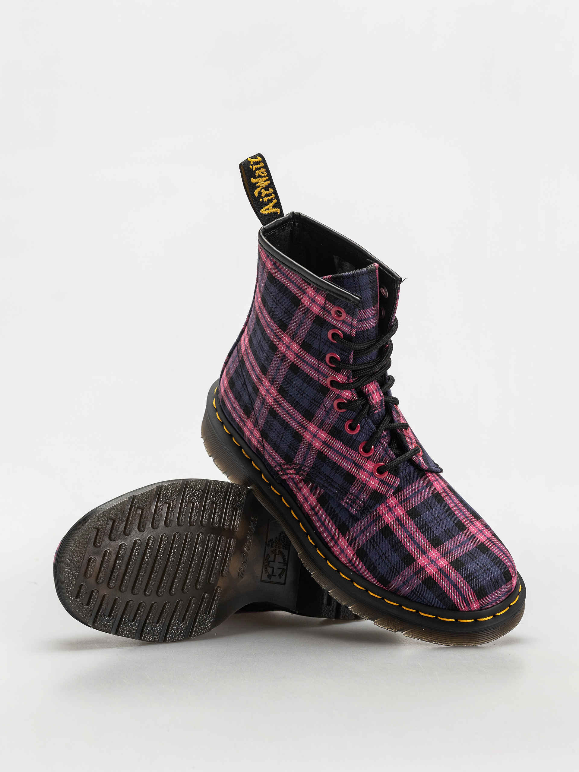 Dr. Martens 1460 Wmn Schuhe (pink multi tartan)