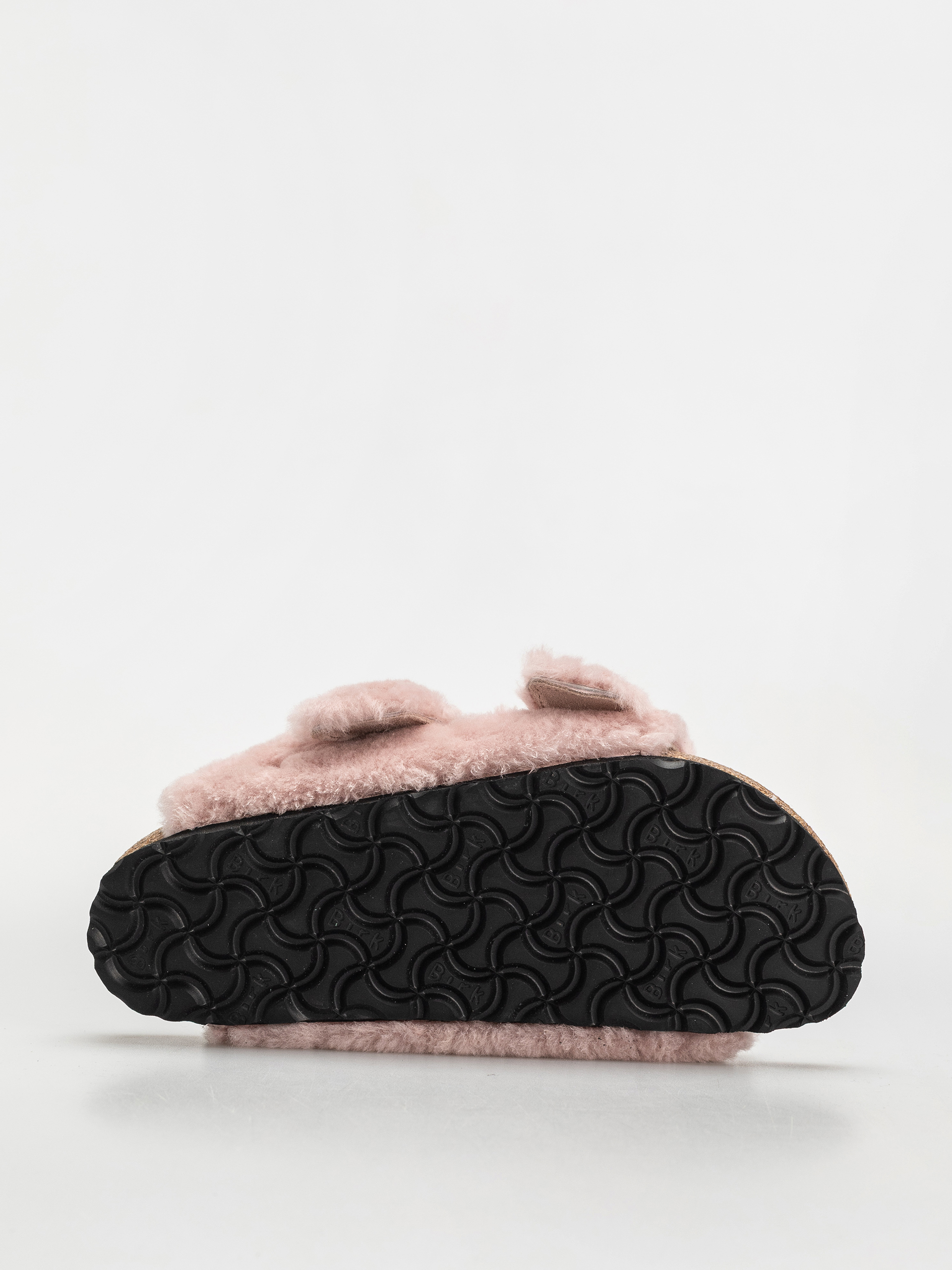 Birkenstock Arizona Shearling Cover Upper Narrow Wmn Flip-flops (crystal rose)