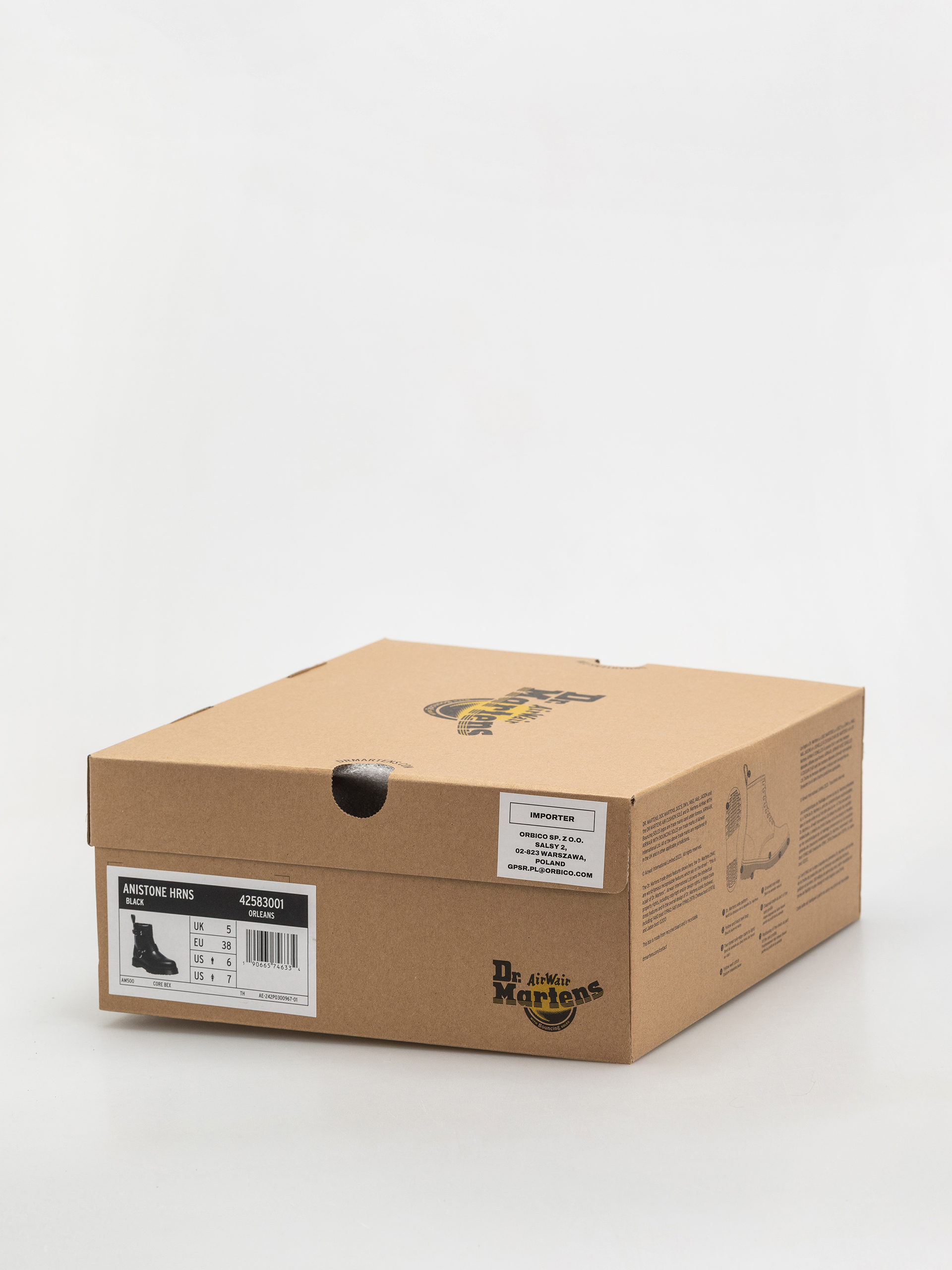 Dr. Martens Anistone HRNS Ankle Shoes (black orleans)