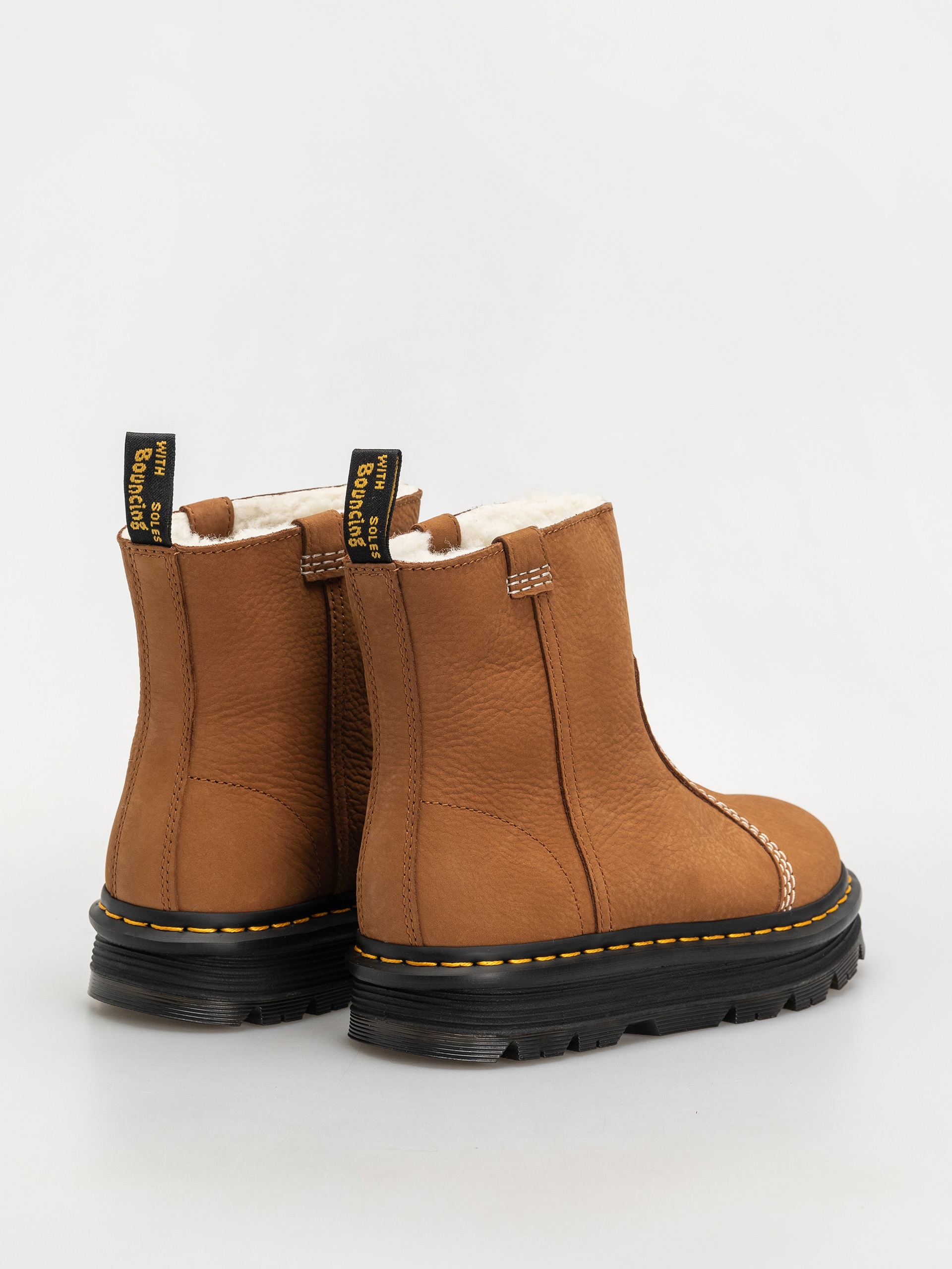 Dr. Martens ZebZag Rigger WL Rigger Wmn Shoes (desert brown milled nubuck wp)