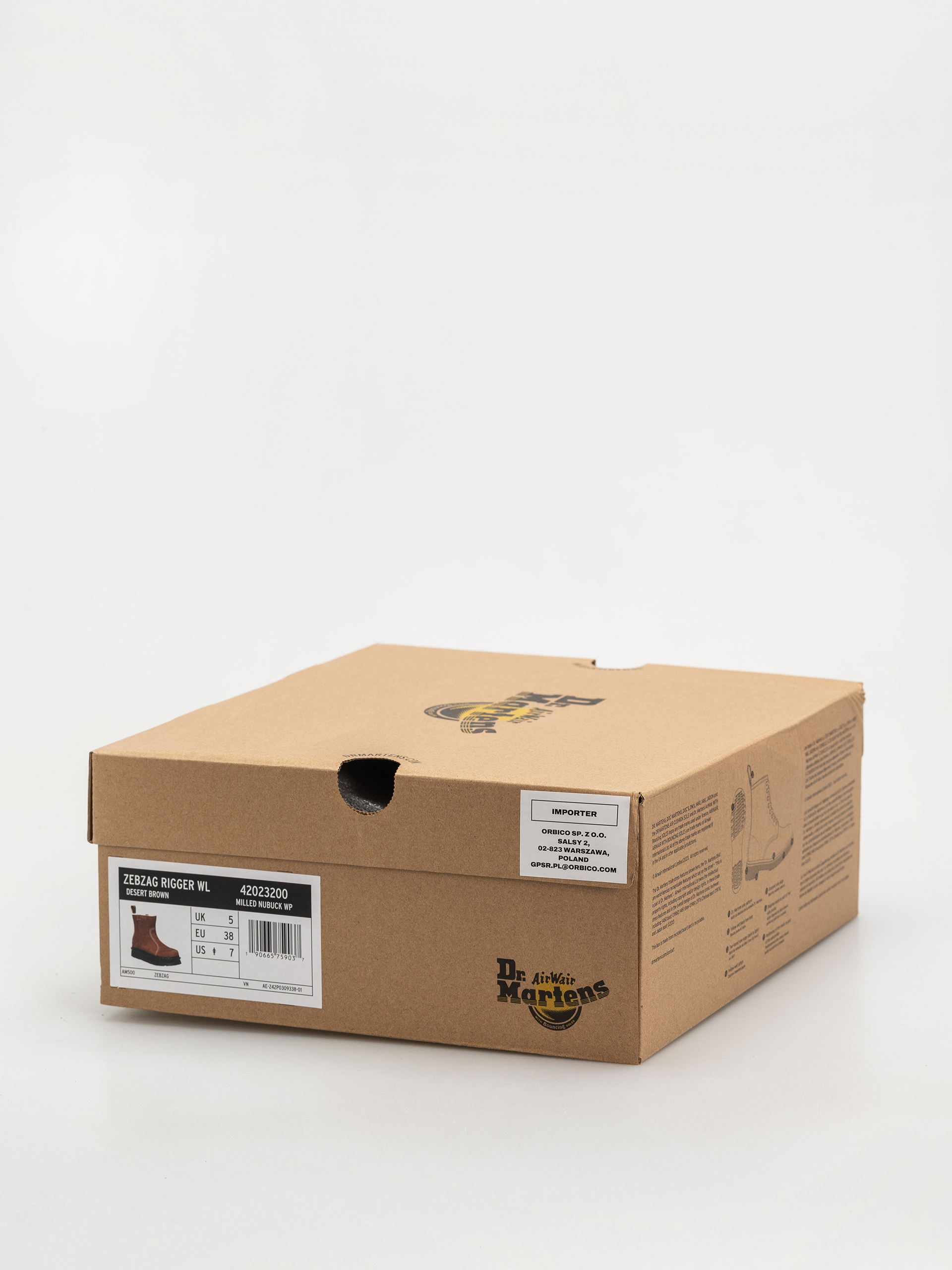 Dr. Martens ZebZag Rigger WL Rigger Wmn Shoes (desert brown milled nubuck wp)