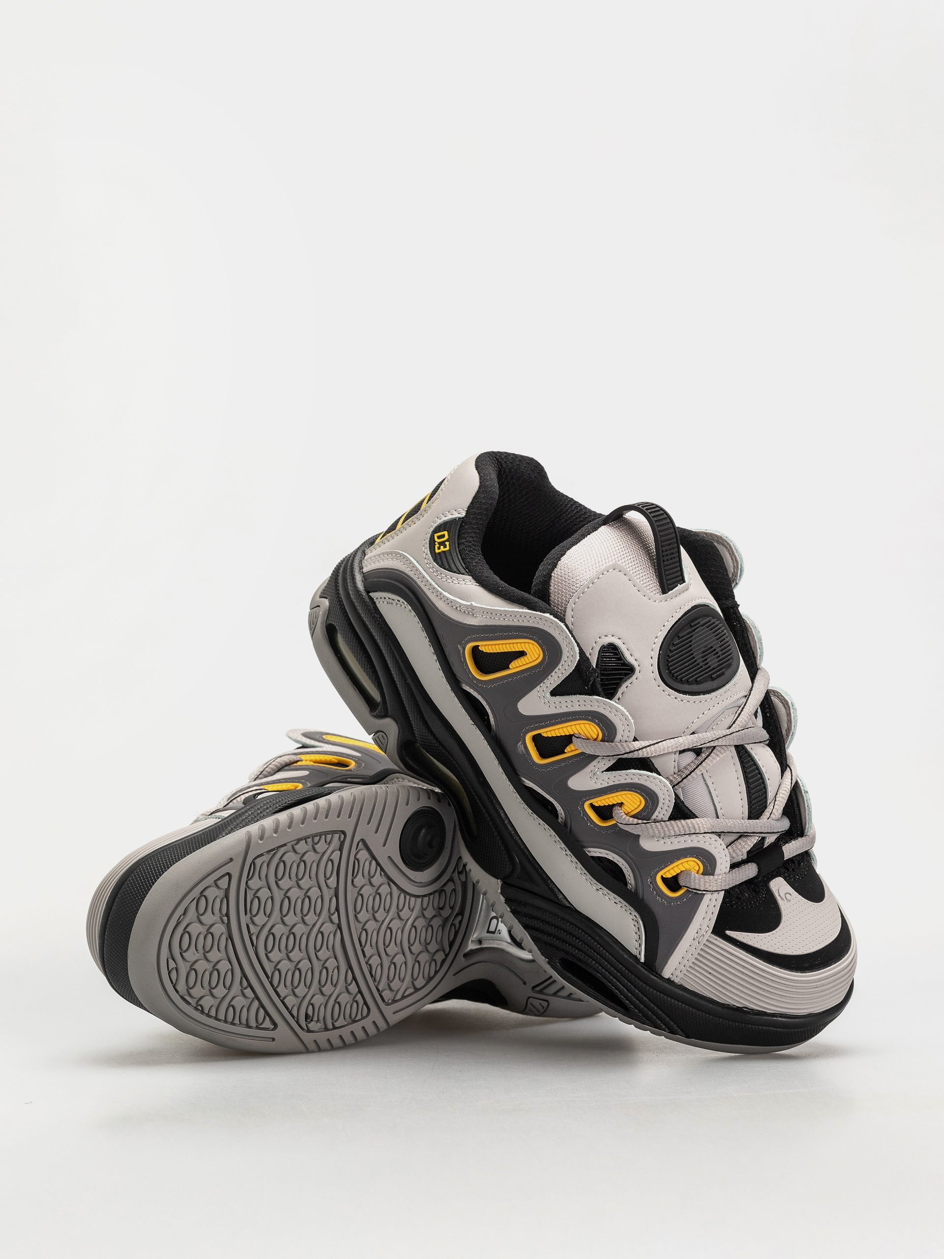 Osiris D3 2001 Shoes (grey/black/yellow)
