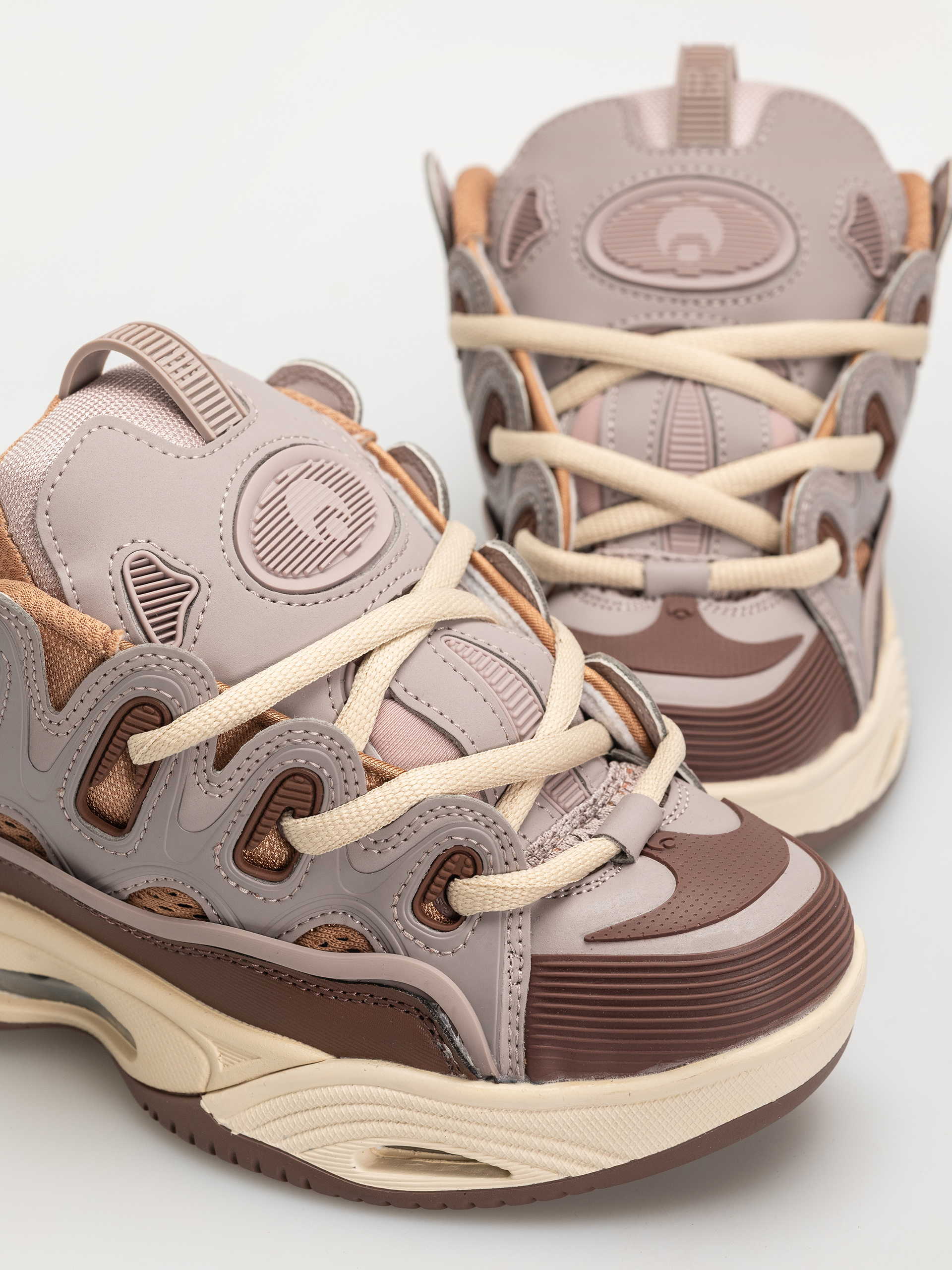 Osiris D3 2001 Shoes (tan/plum/lilac)