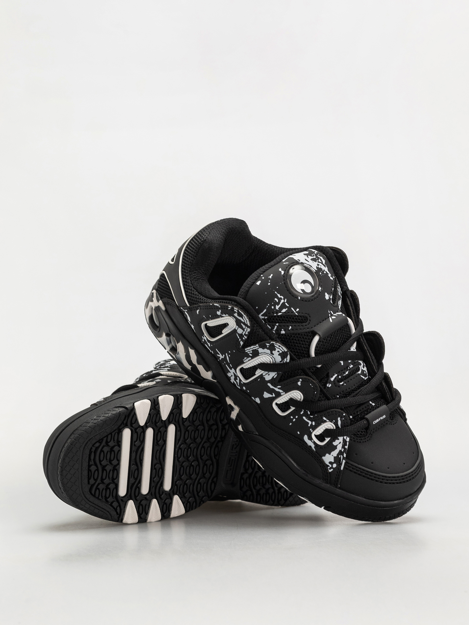 Osiris D3 OG Schuhe (black/white/marble)