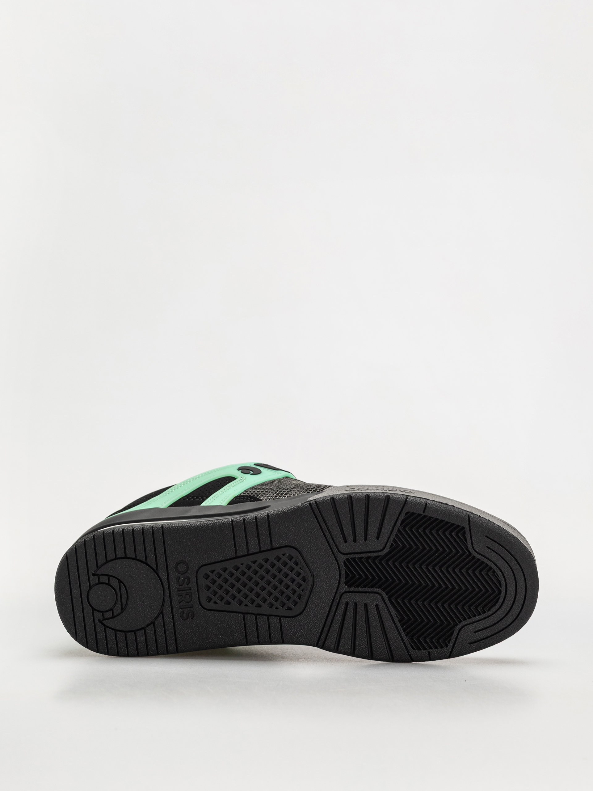 Osiris Pixel Shoes (blk/chr/grn glow)