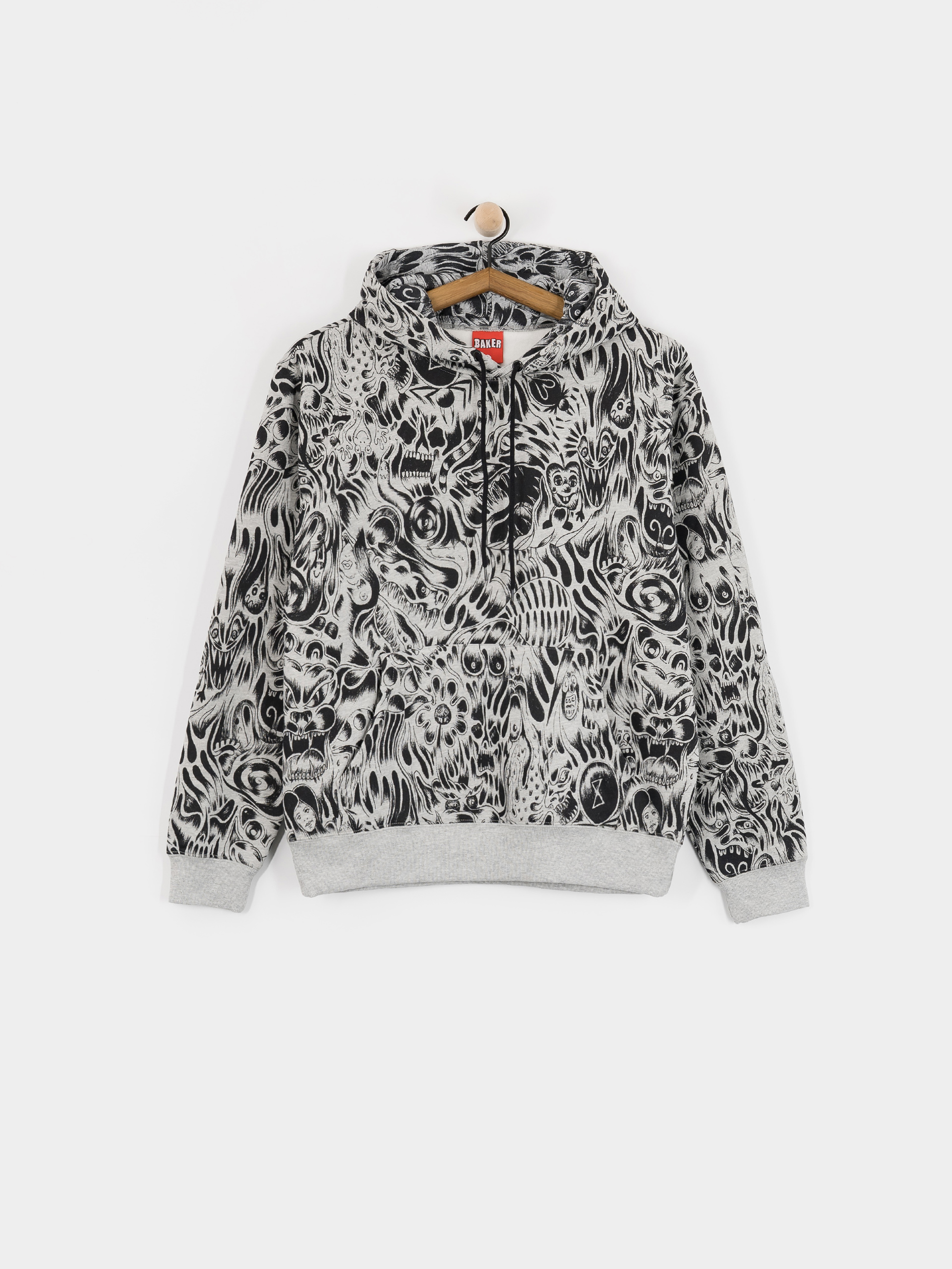 Stussy Basic HD Hoodie - grey (ash heather)