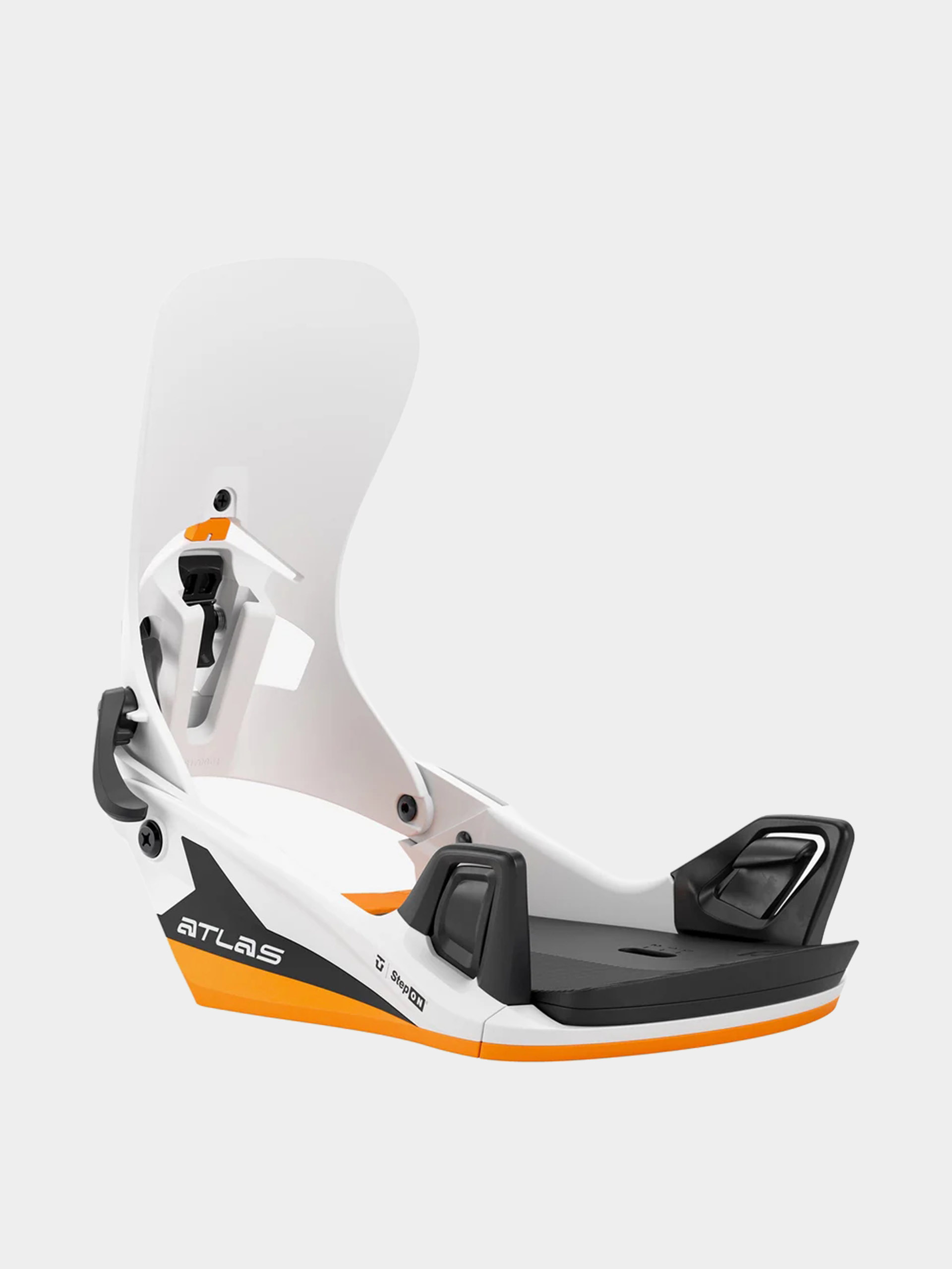 Mens Union Snowboard bindings Atlas Step On (white/orange)